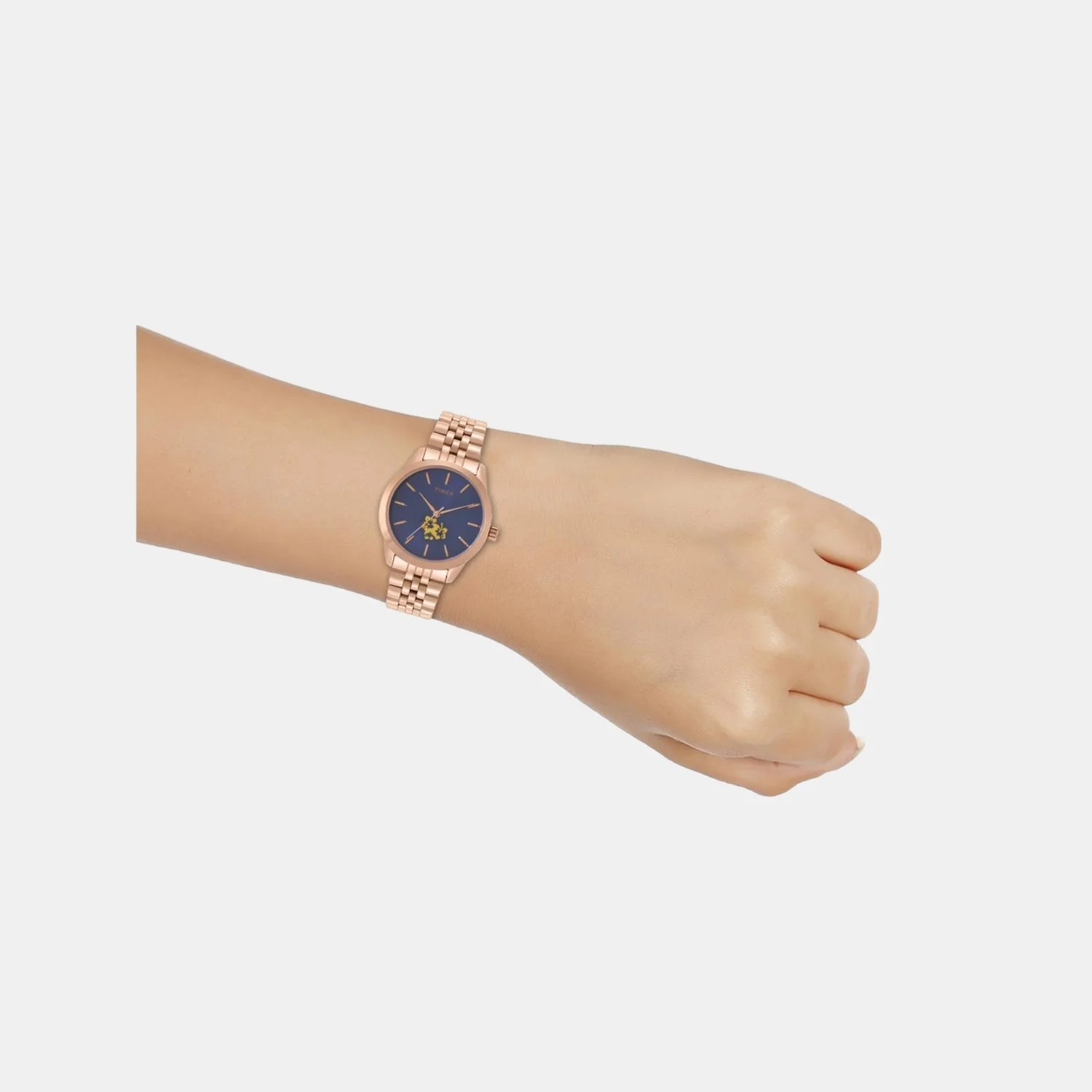 Women Quartz Blue Dial Analog Stainless Steel Watch TWEL13109 - Image 6