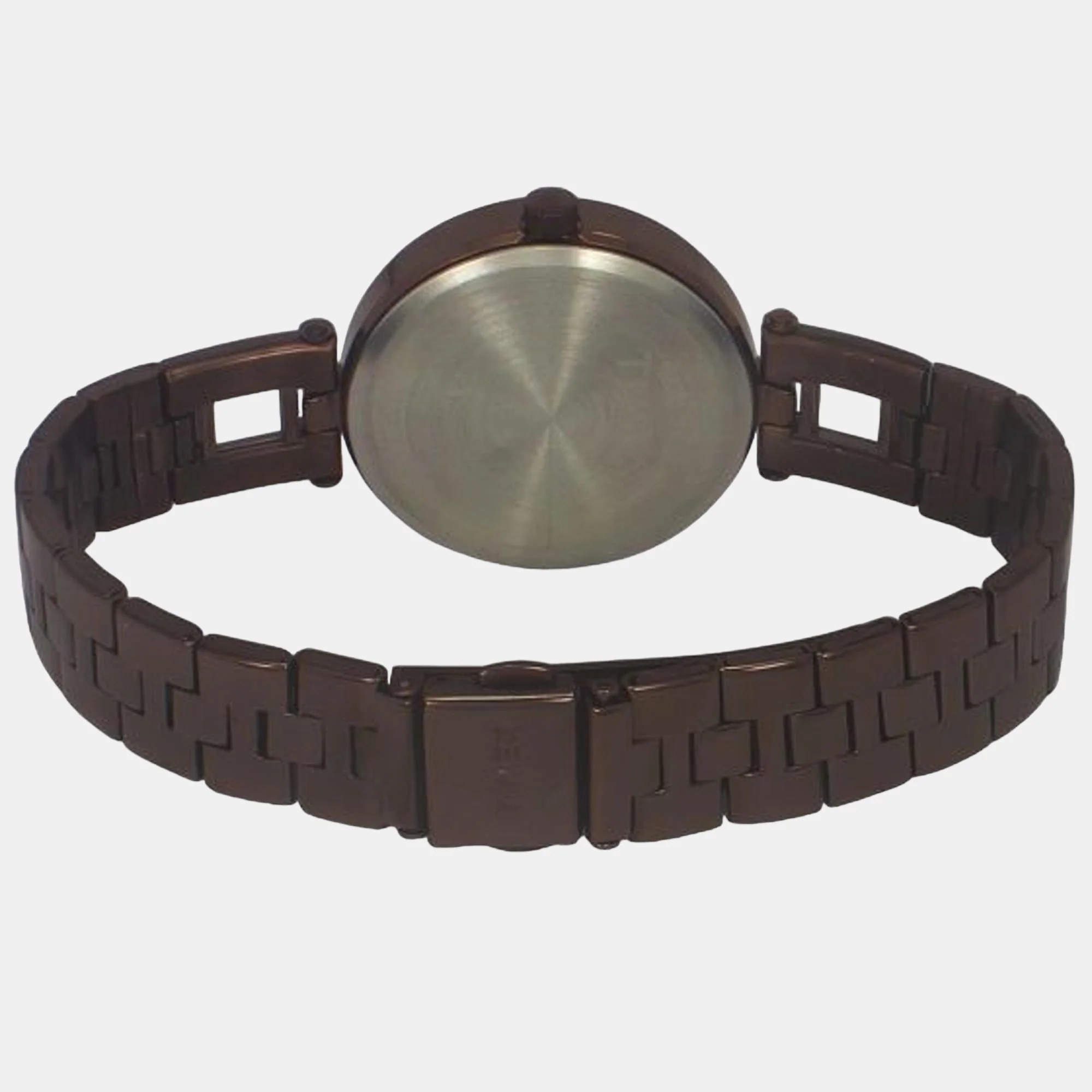 Women Quartz Brown Dial Analog Stainless Steel Watch TWEL16603 - Image 2