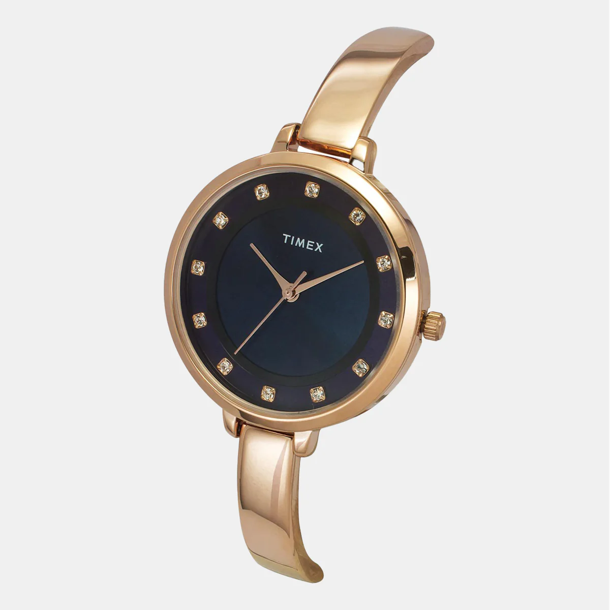Women Quartz Blue Dial Analog Brass Watch TWEL12829-EX - Image 3