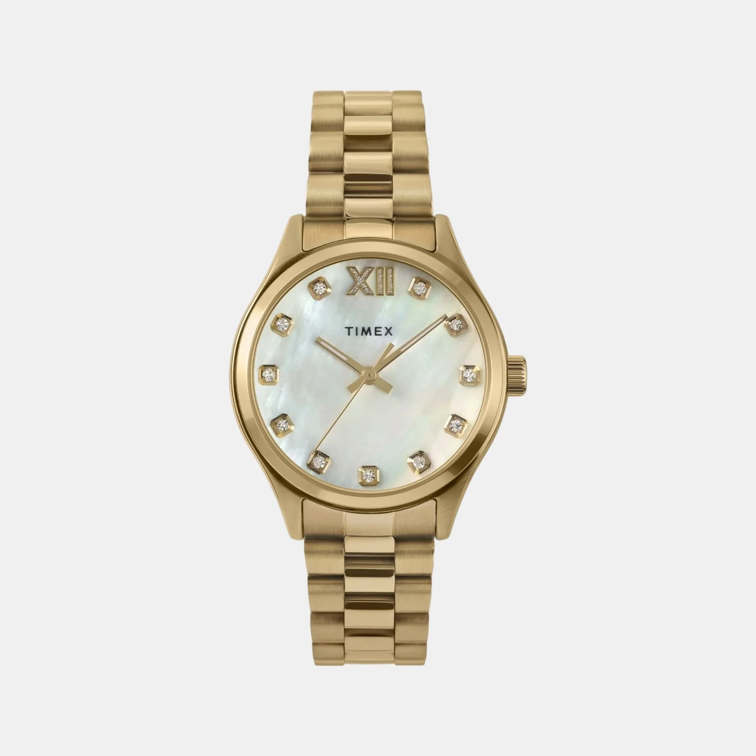 Women Quartz Mother Of Pearl Dial Analog Stainless Steel Watch TW2W85400UJ