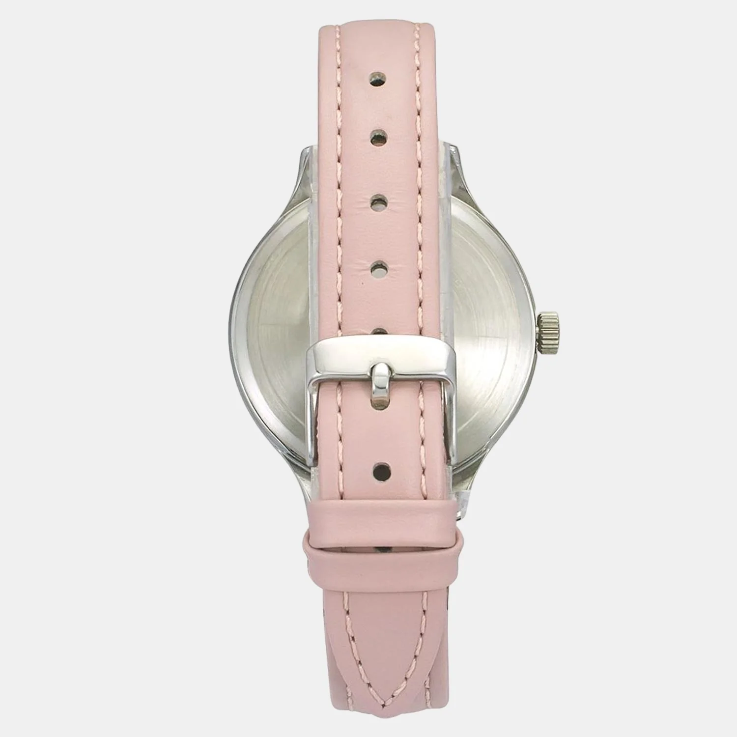 Women Quartz Silver Dial Analog Silicone Watch TWEL14805 - Image 4