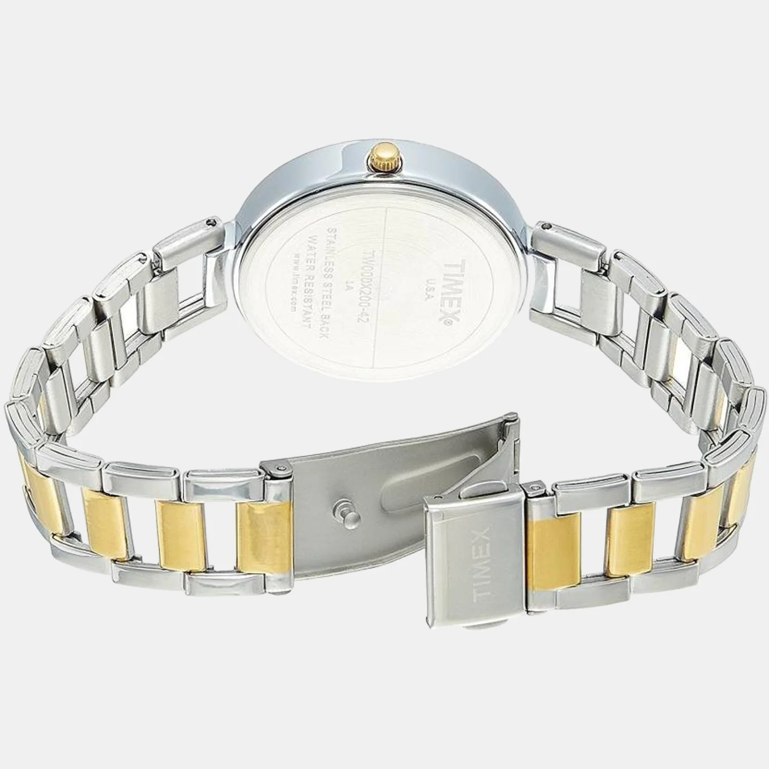 Women Quartz Silver Dial Analog Stainless Steel Watch TW000X200 - Image 2