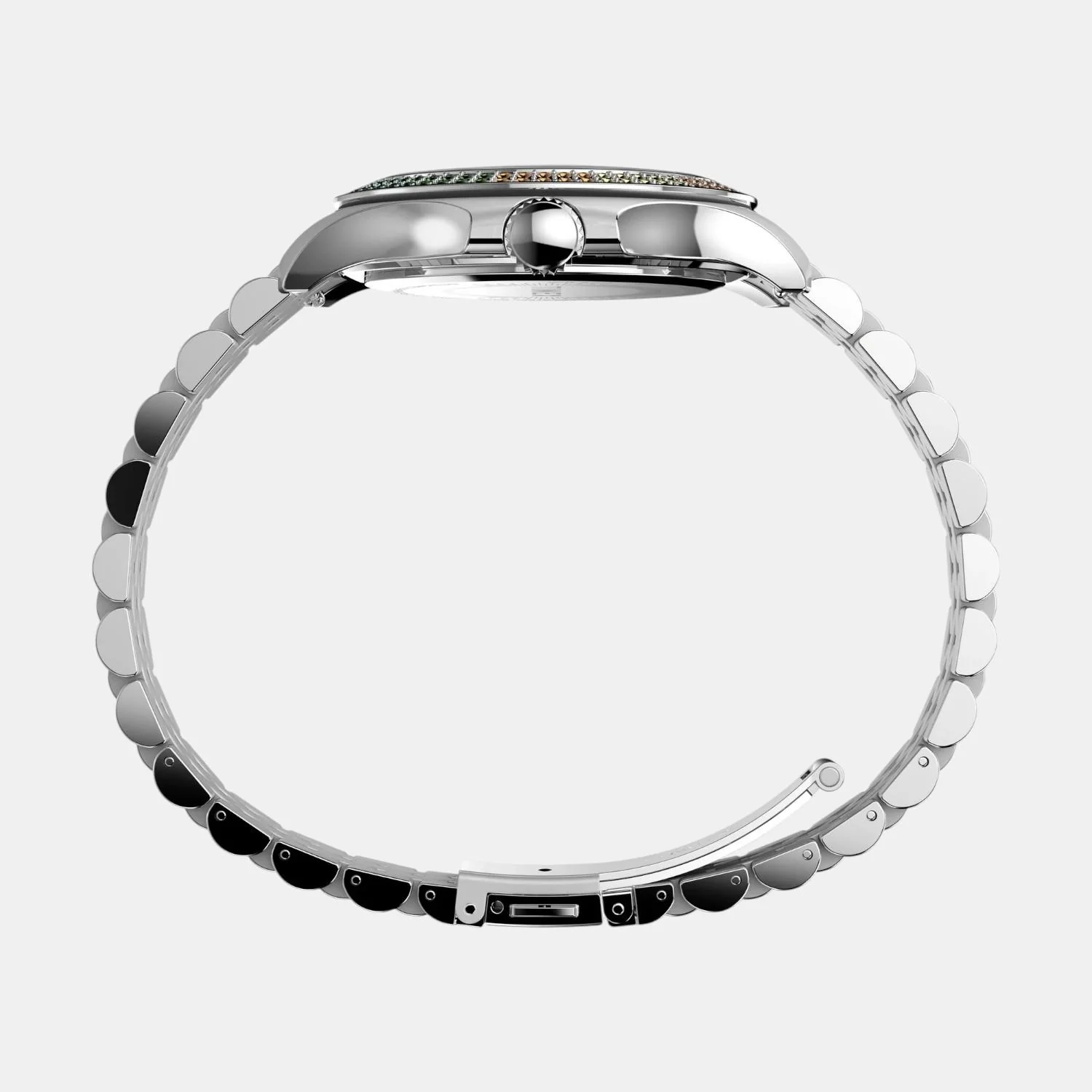 Women Quartz Silver Dial Analog Stainless Steel Watch TW2W33000UJ - Image 2