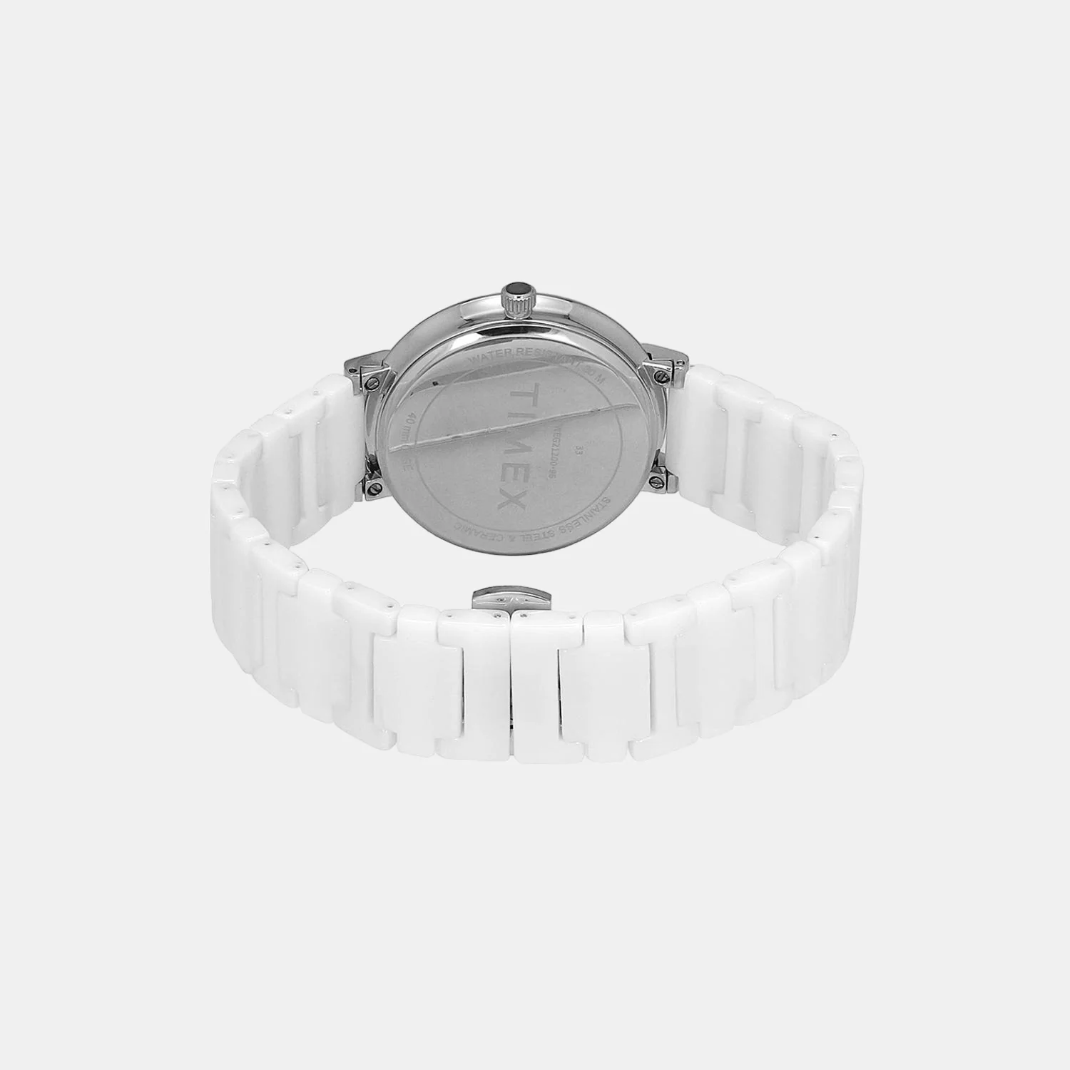 Women Quartz White Dial Analog Ceramic Watch TWEG21200 - Image 2