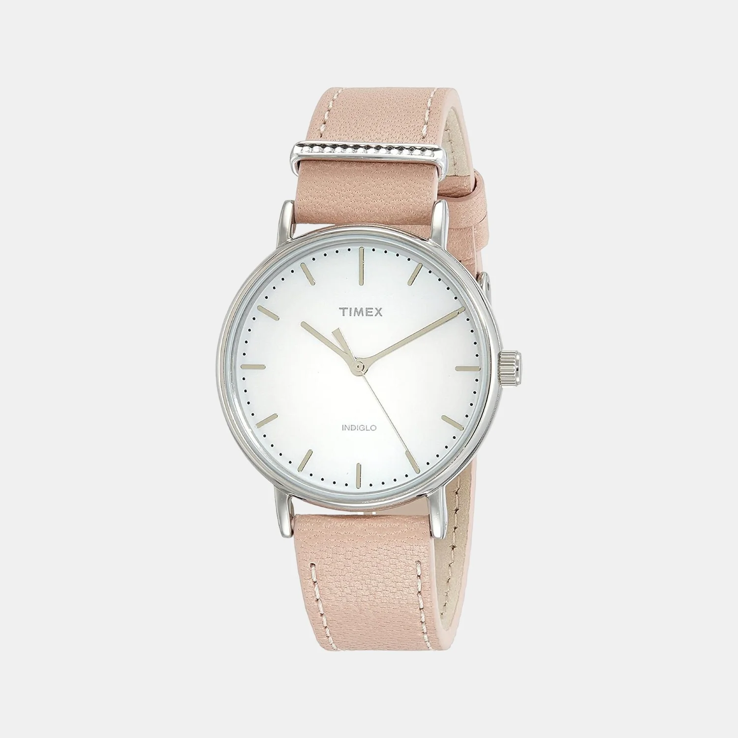 Women Quartz White Dial Analog Leather Watch TW2R70400