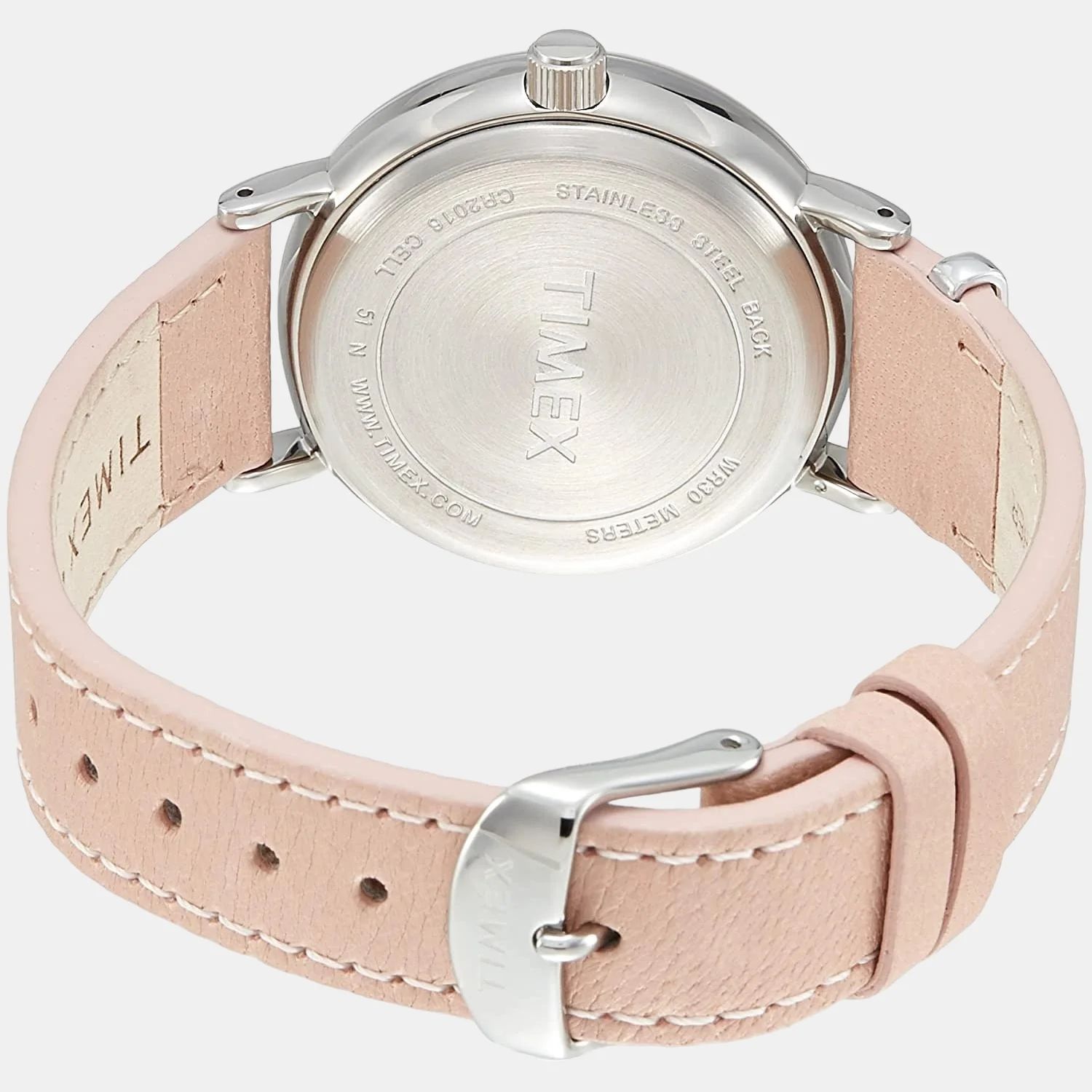 Women Quartz White Dial Analog Leather Watch TW2R70400 - Image 3