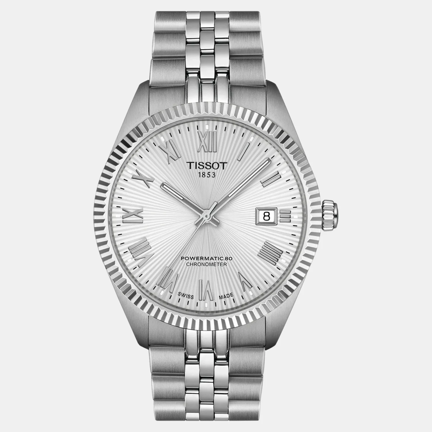 Ballade Men Automatic Silver Dial Analog Stainless Steel Watch T1564081103300 - Image 2