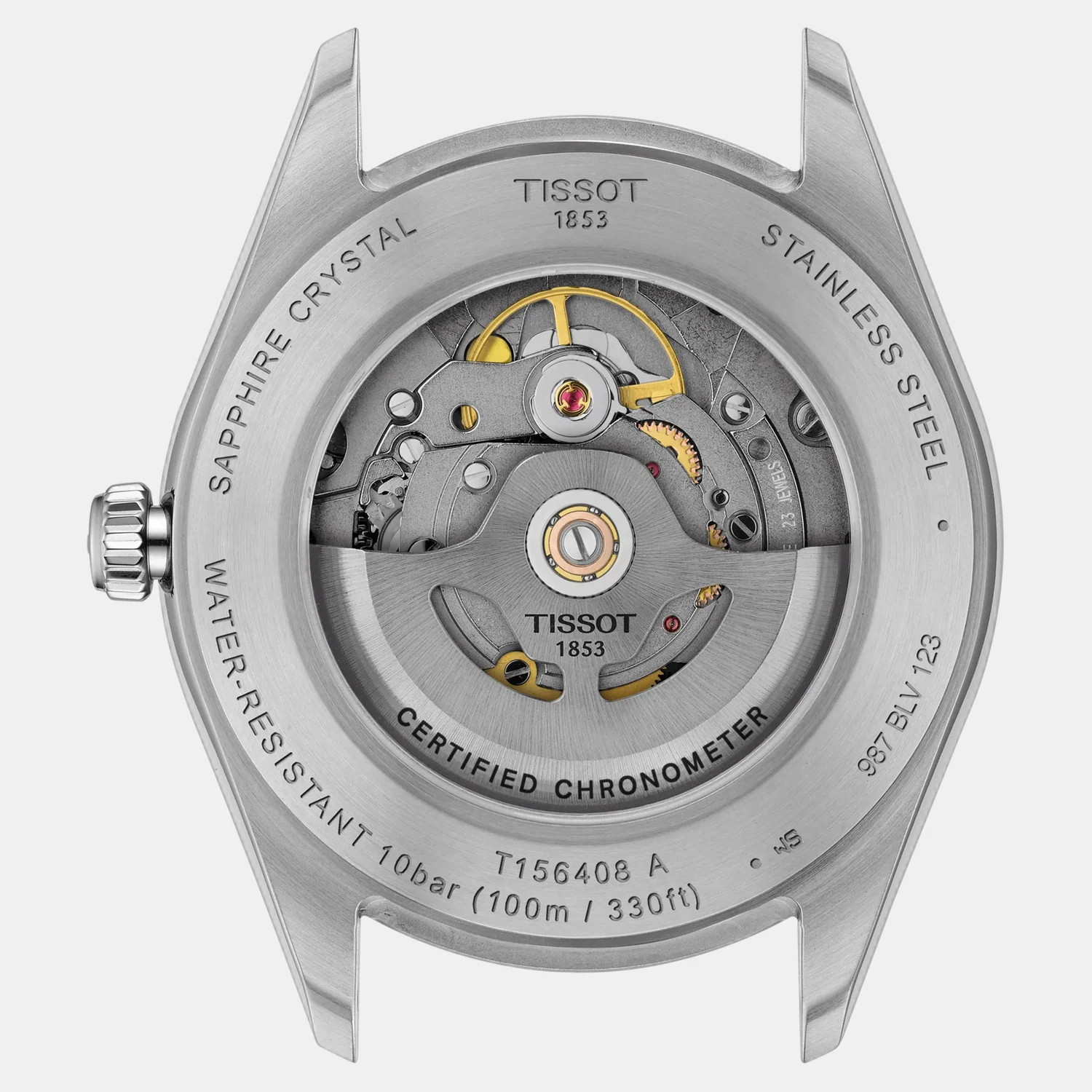 Ballade Men Automatic Silver Dial Analog Stainless Steel Watch T1564081103300 - Image 4