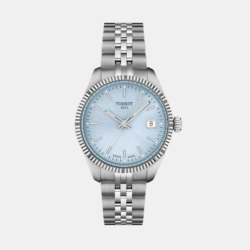 Ballade Women Quartz Ice Blue Dial Analog Stainless Steel Watch T1562101135100 - Image 2