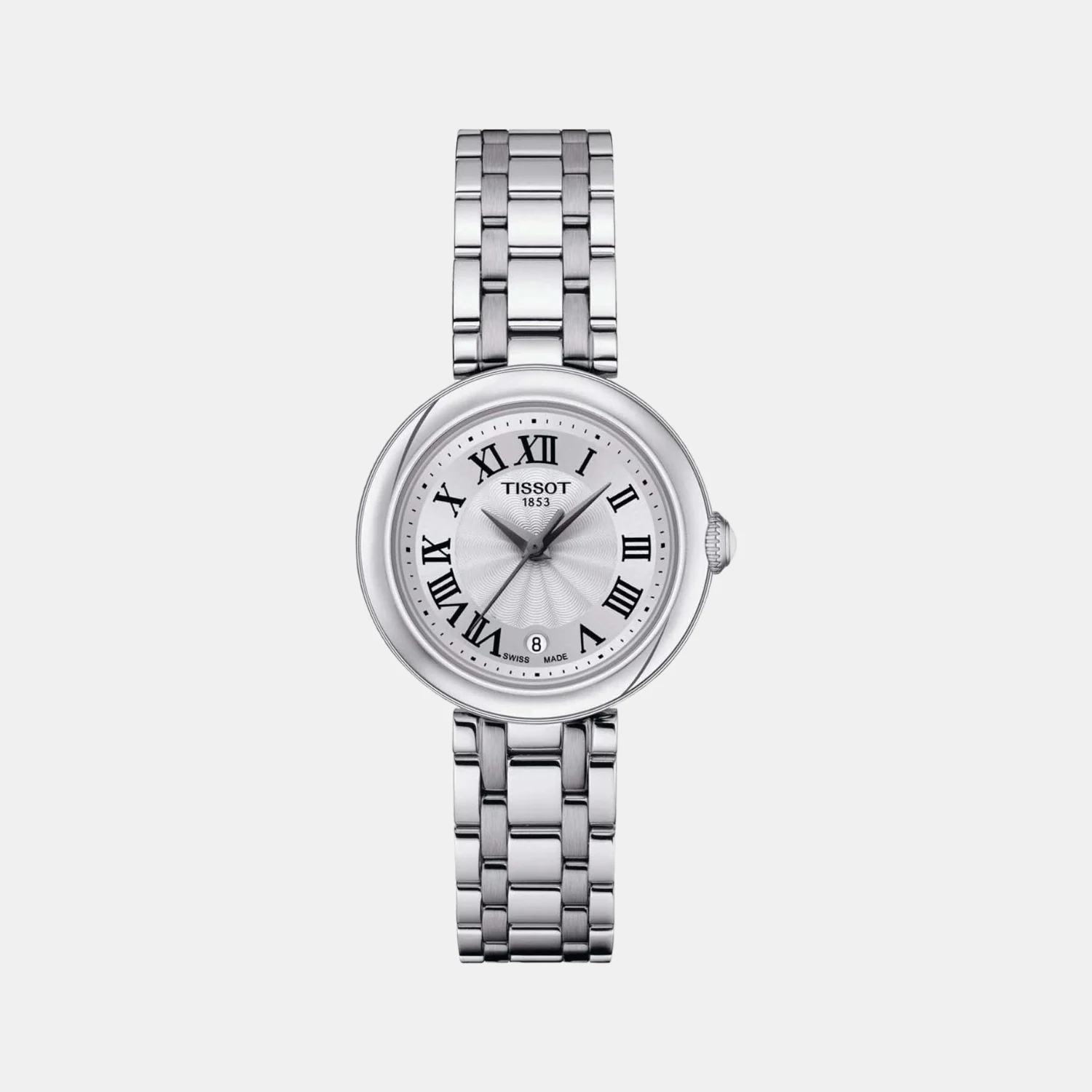 Bellissima Women Quartz White Dial Analog Stainless Steel Watch T1260101101300