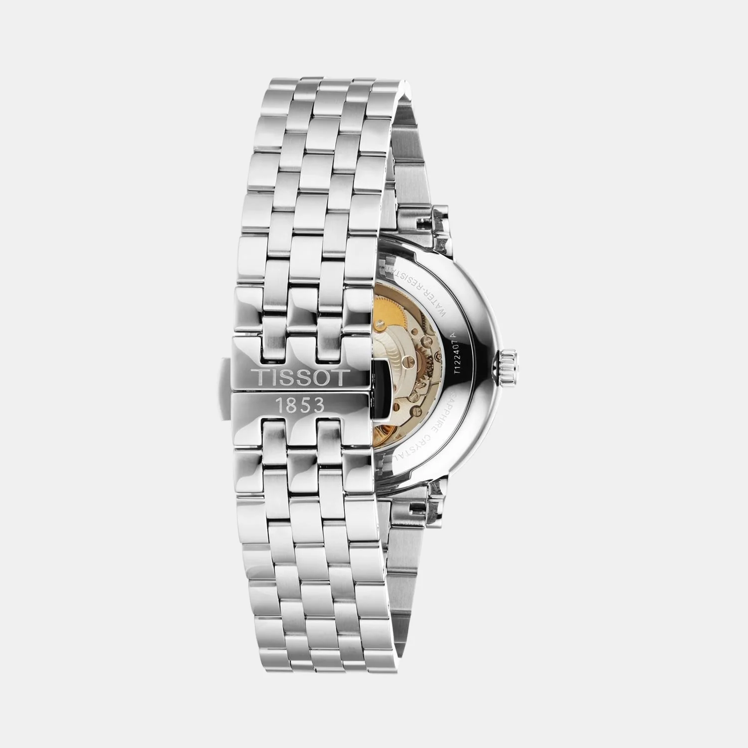 Carson Men Automatic Silver Dial Analog Stainless Steel Watch T1224071103100 - Image 4
