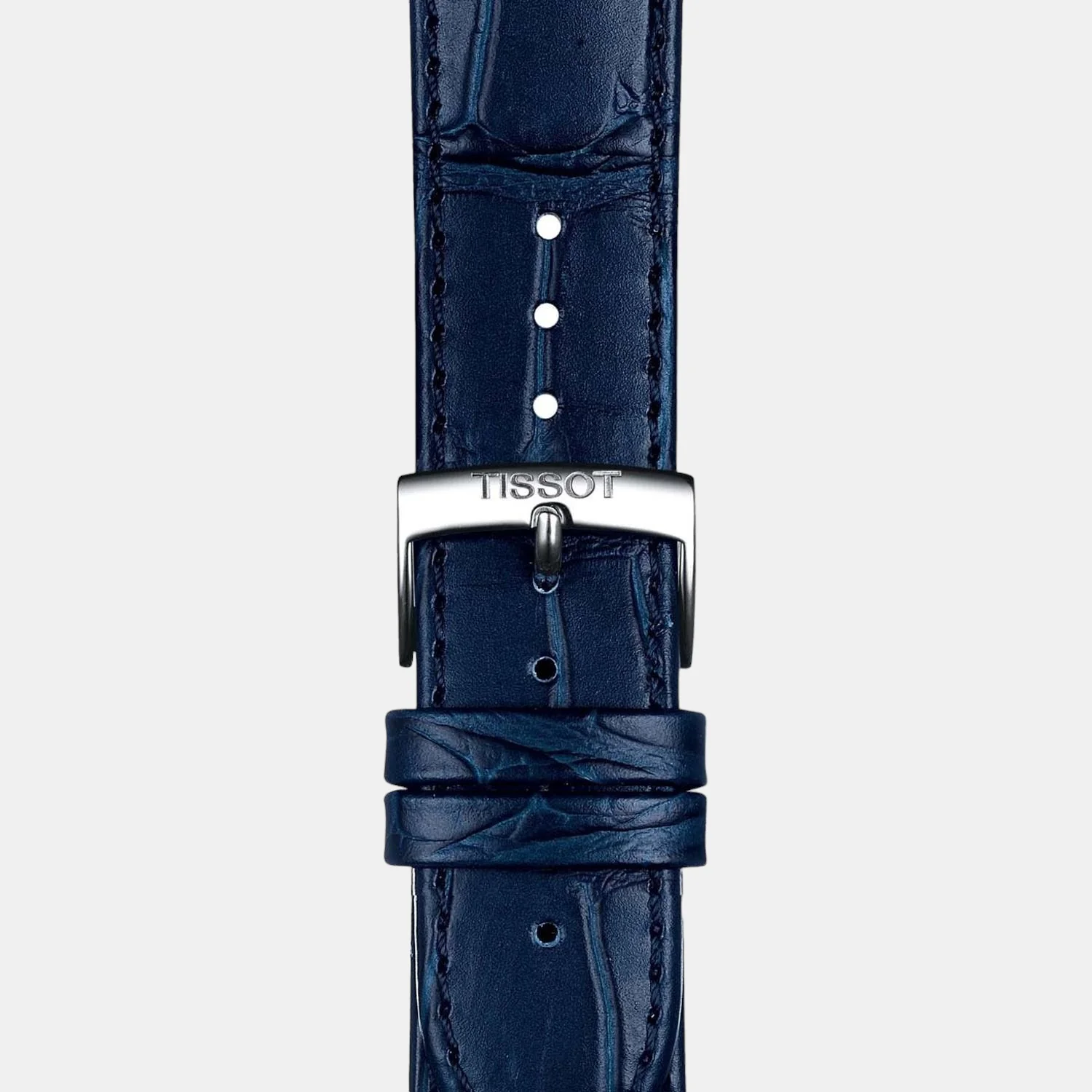 Carson Men Quartz Blue Dial Analog Leather Watch T1224101604300 - Image 2