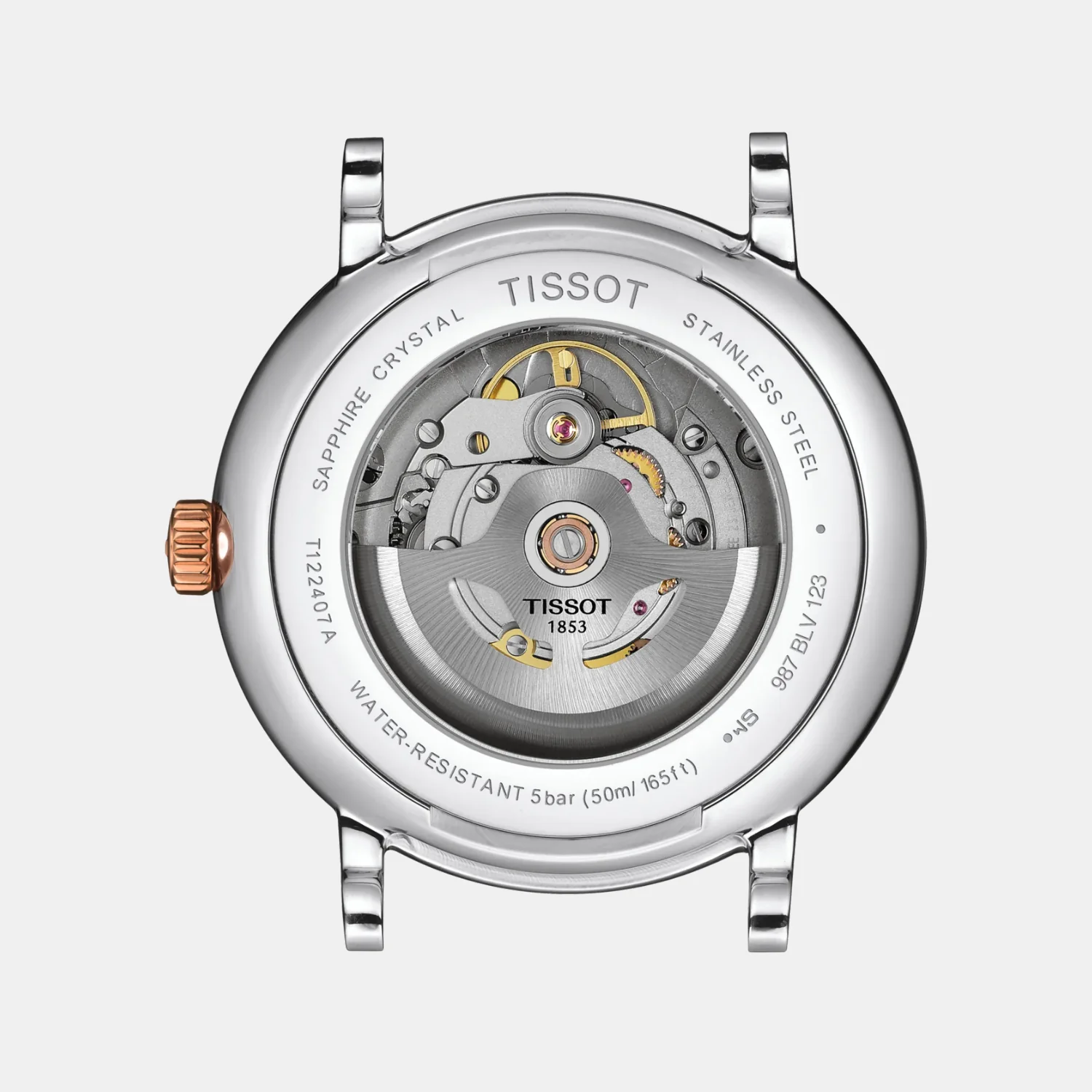 Carson Premium Men Automatic Silver Dial Analog Stainless Steel Watch T1224072203300 - Image 4
