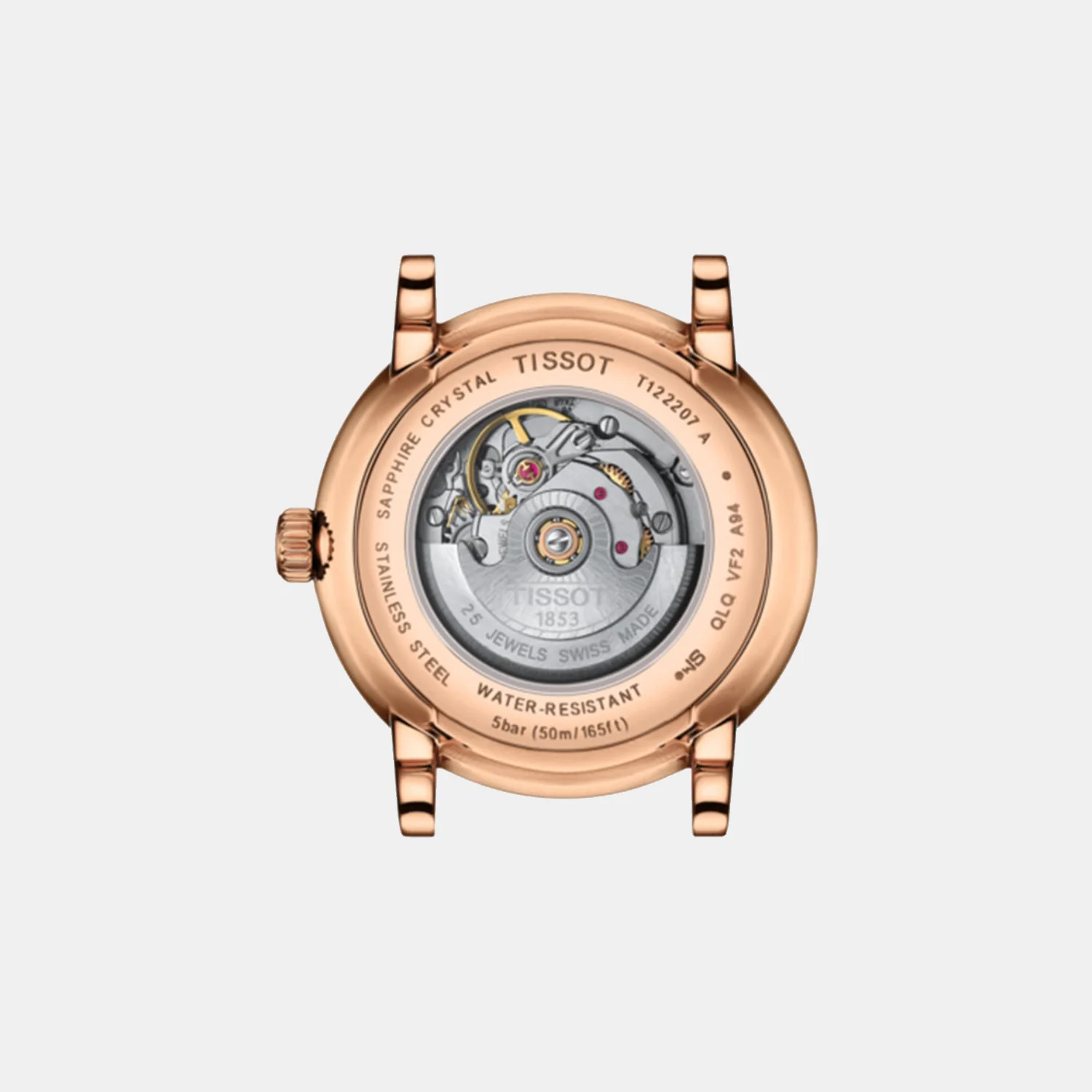 Carson Premium Women Automatic Silver Dial Analog Leather Watch T1222073603300 - Image 3