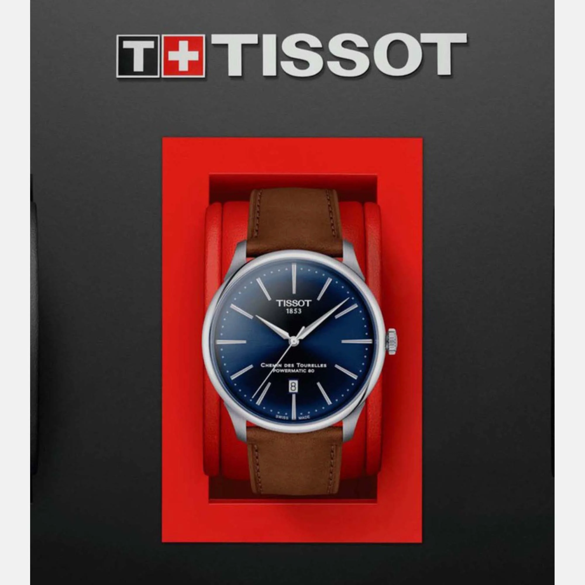 Chemin Des Tourelles Men Automatic Blue Dial Analog Leather Watch T1394071604100 - Image 7
