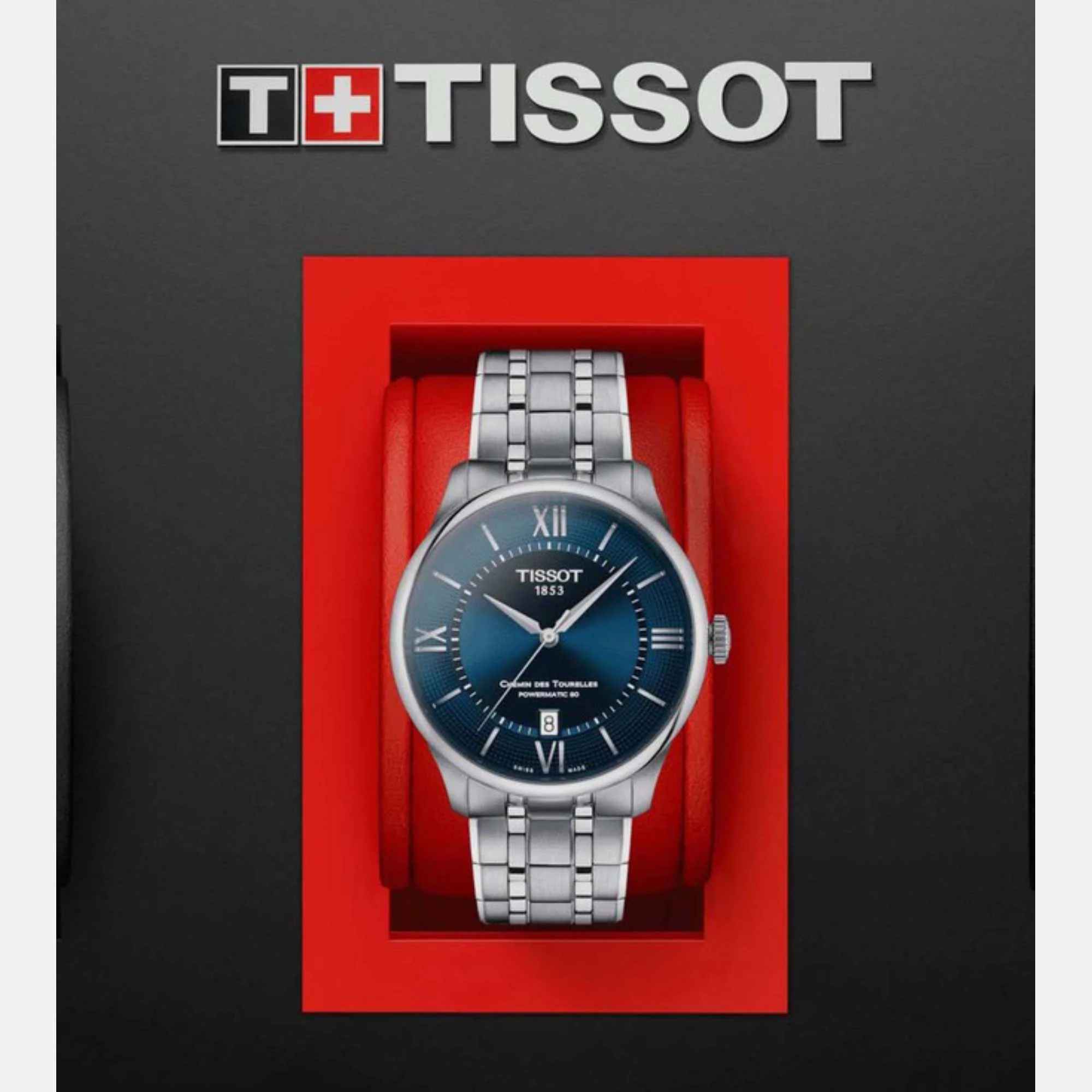 Chemin Des Tourelles Men Automatic Blue Dial Analog Stainless steel Watch T1398071104800 - Image 7