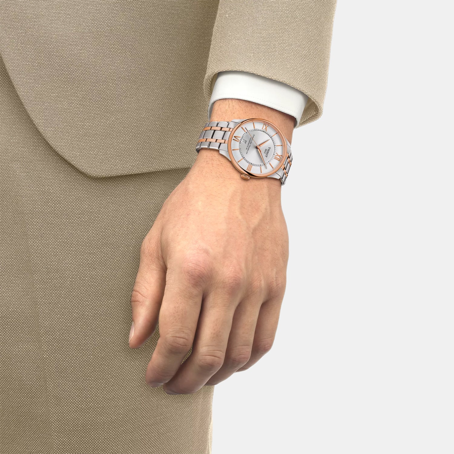 Chemin Des Tourelles Men Automatic Silver Dial Analog Stainless Steel Watch T1394072203800 - Image 6