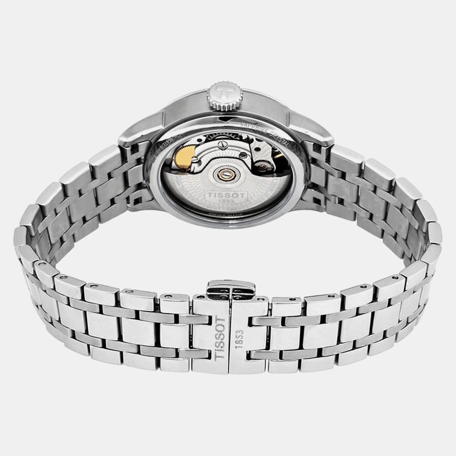 Chemin Des Tourelles Women Automatic Blue Dial Analog Stainless Steel Watch T0992071104800 - Image 3