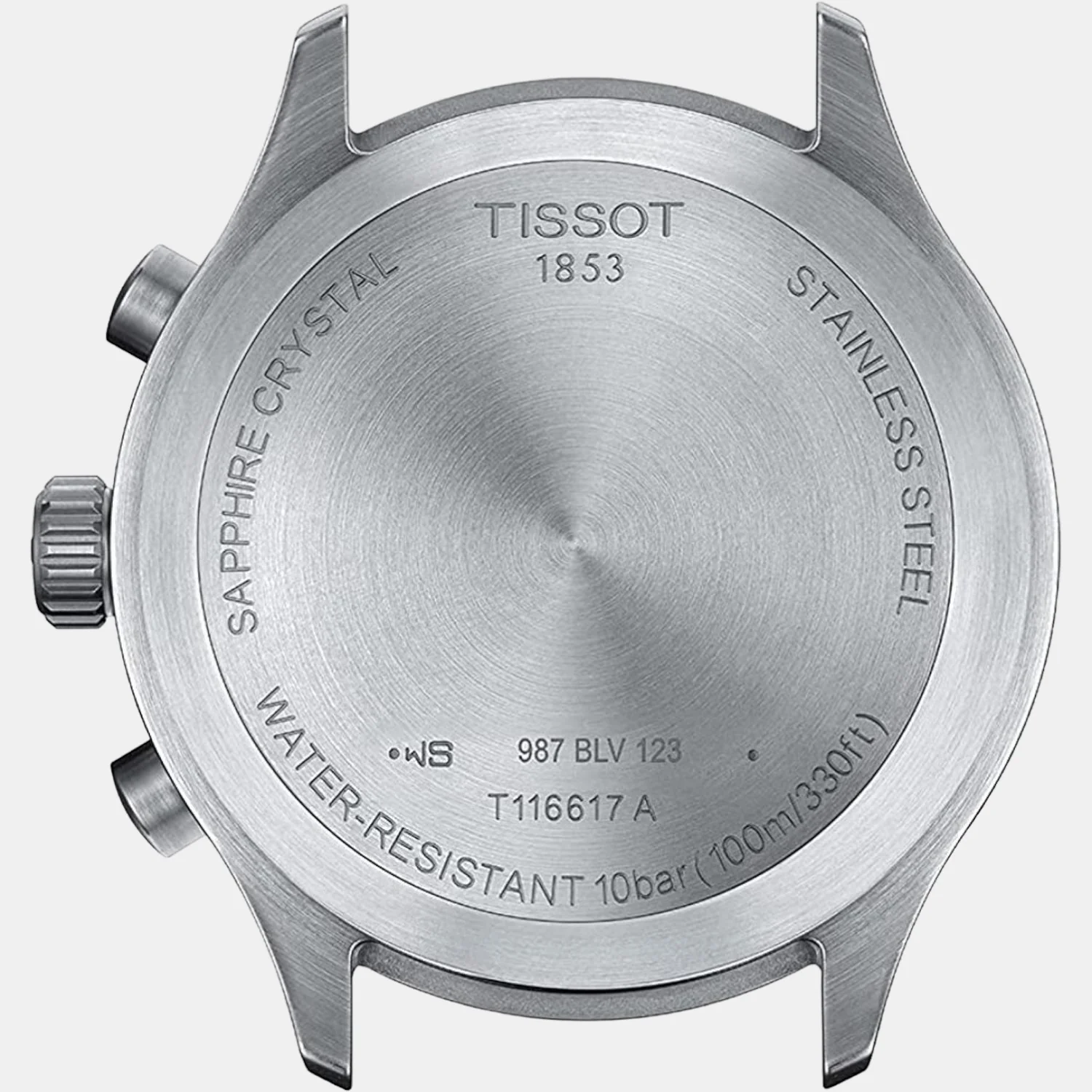 Tissot XL Men Quartz Blue Dial Chronograph Leather Watch T1166171604200 - Image 3
