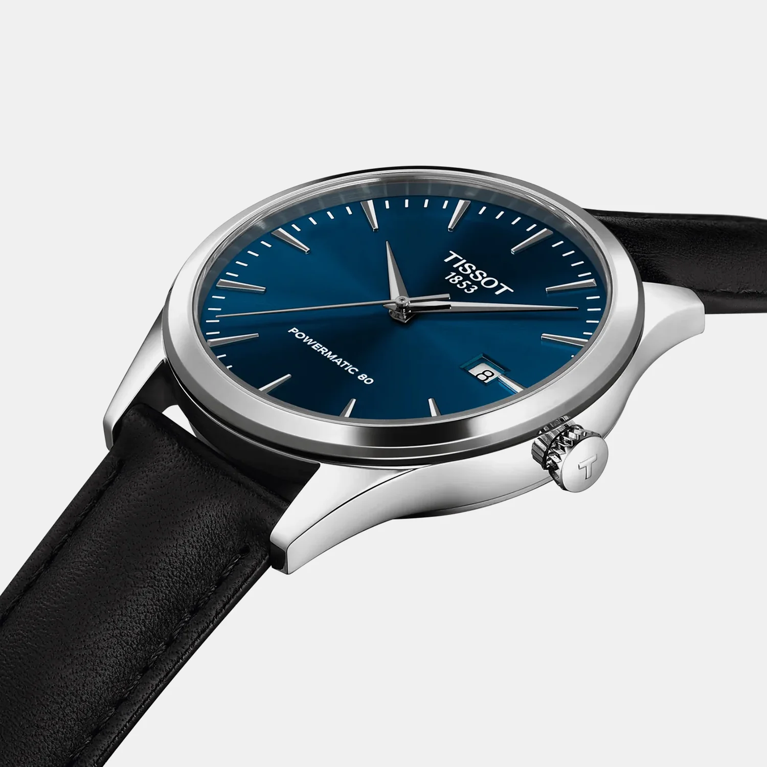 Classic Dream Men Automatic Blue Dial Analog Leather Watch T1584071604100 - Image 3