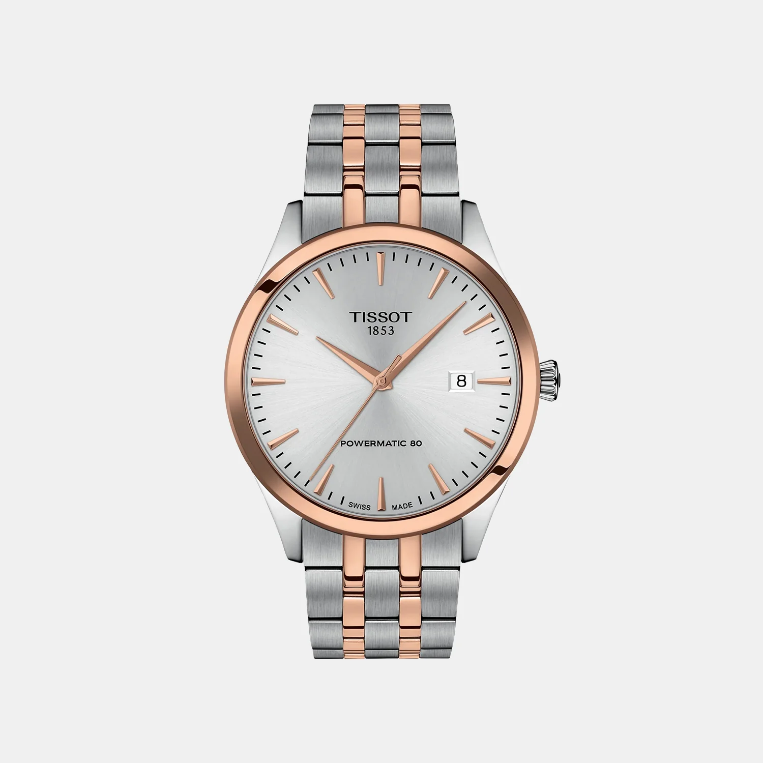 Classic Dream Men Automatic Silver Dial Analog Steel Watch T1584072203101