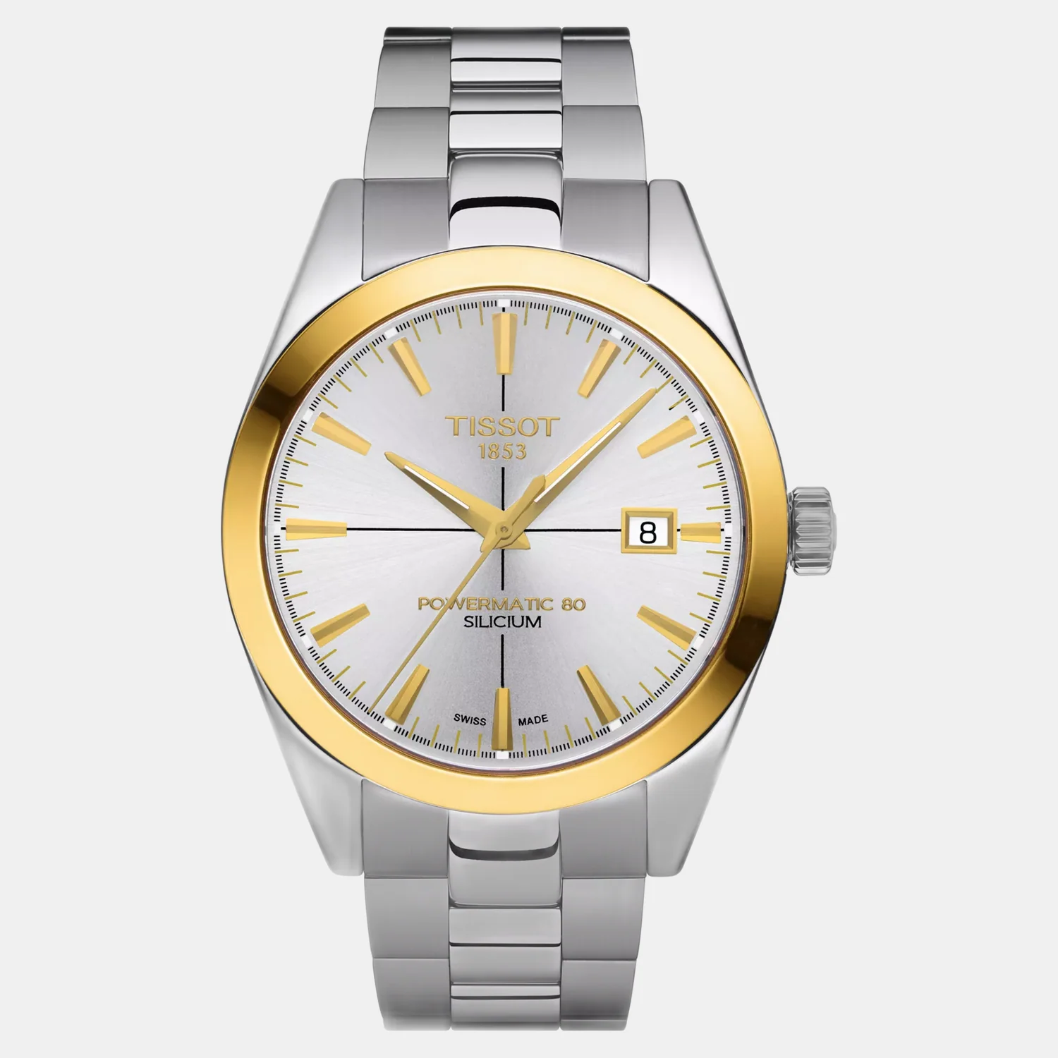 Gentleman Men Automatic Silver Dial Analog Stainless Steel Watch T9274074103101 - Image 2