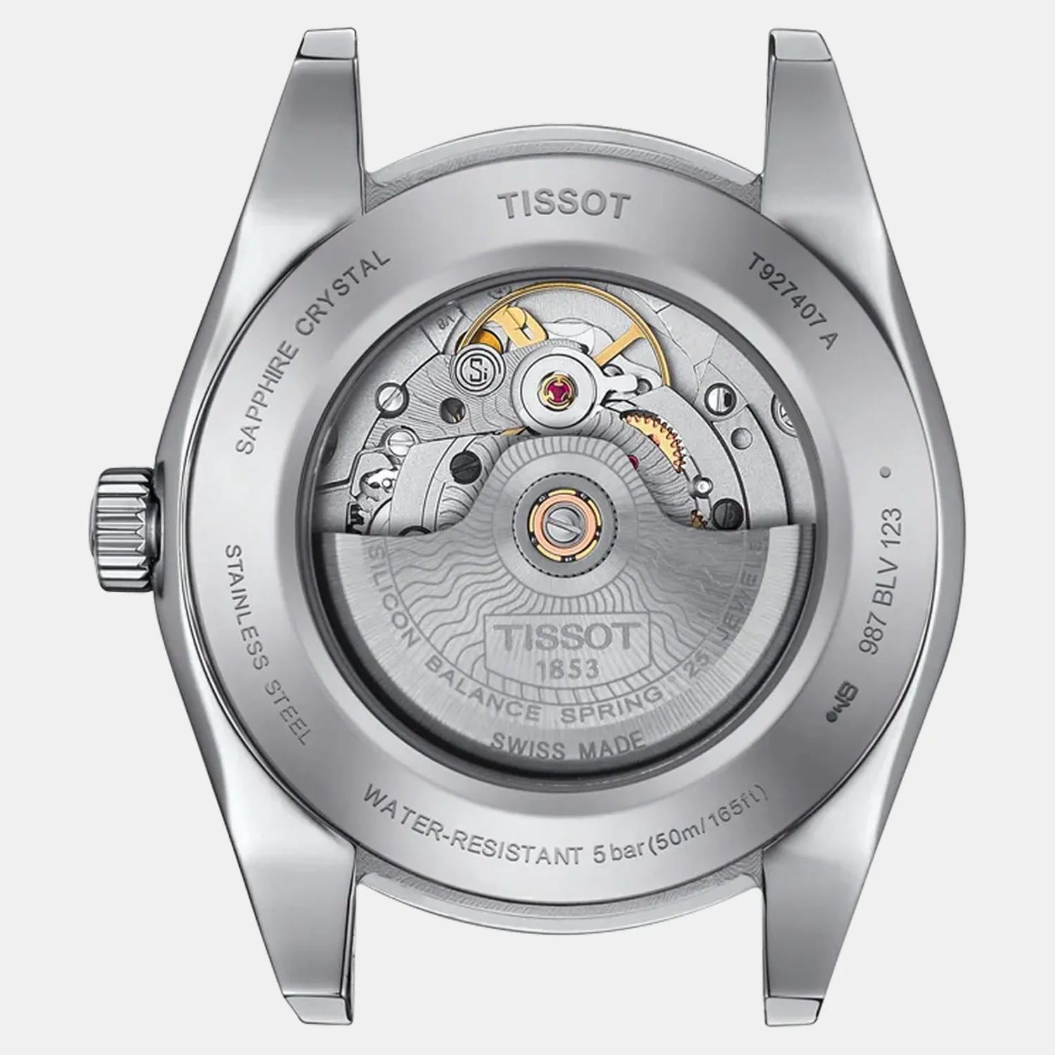 Gentleman Men Automatic Silver Dial Analog Stainless Steel Watch T9274074103101 - Image 4