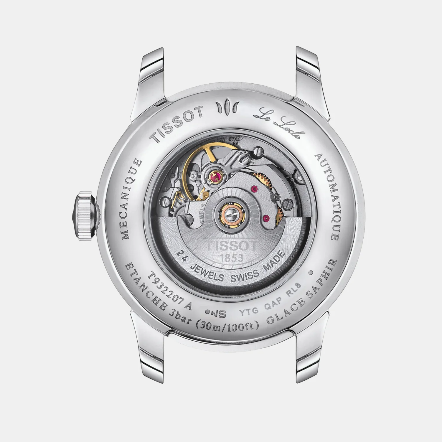 Le Locle Women Automatic Silver Dial Analog Stainless Steel Watch T9322074103600 - Image 3