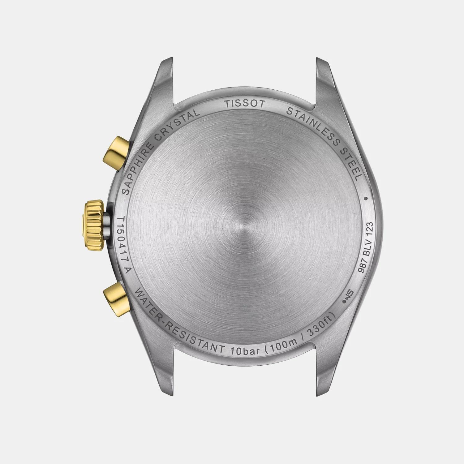 PR 100 Men Quartz Silver Dial Chronograph Stainless Steel Watch T1504172203100 - Image 3