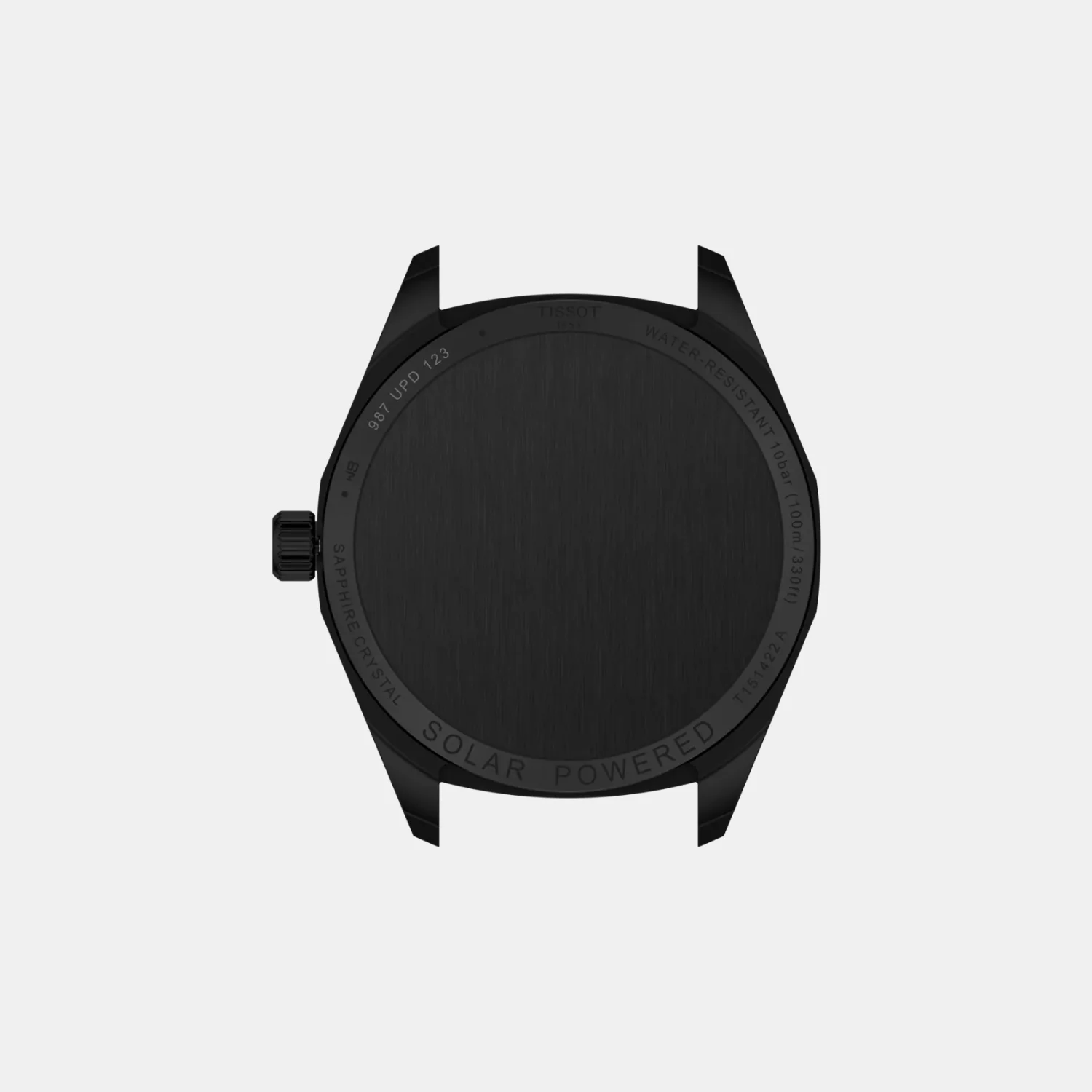 PRC 100 Solar Unisex Black Dial Analog Leather Watch T1514223605100 - Image 5