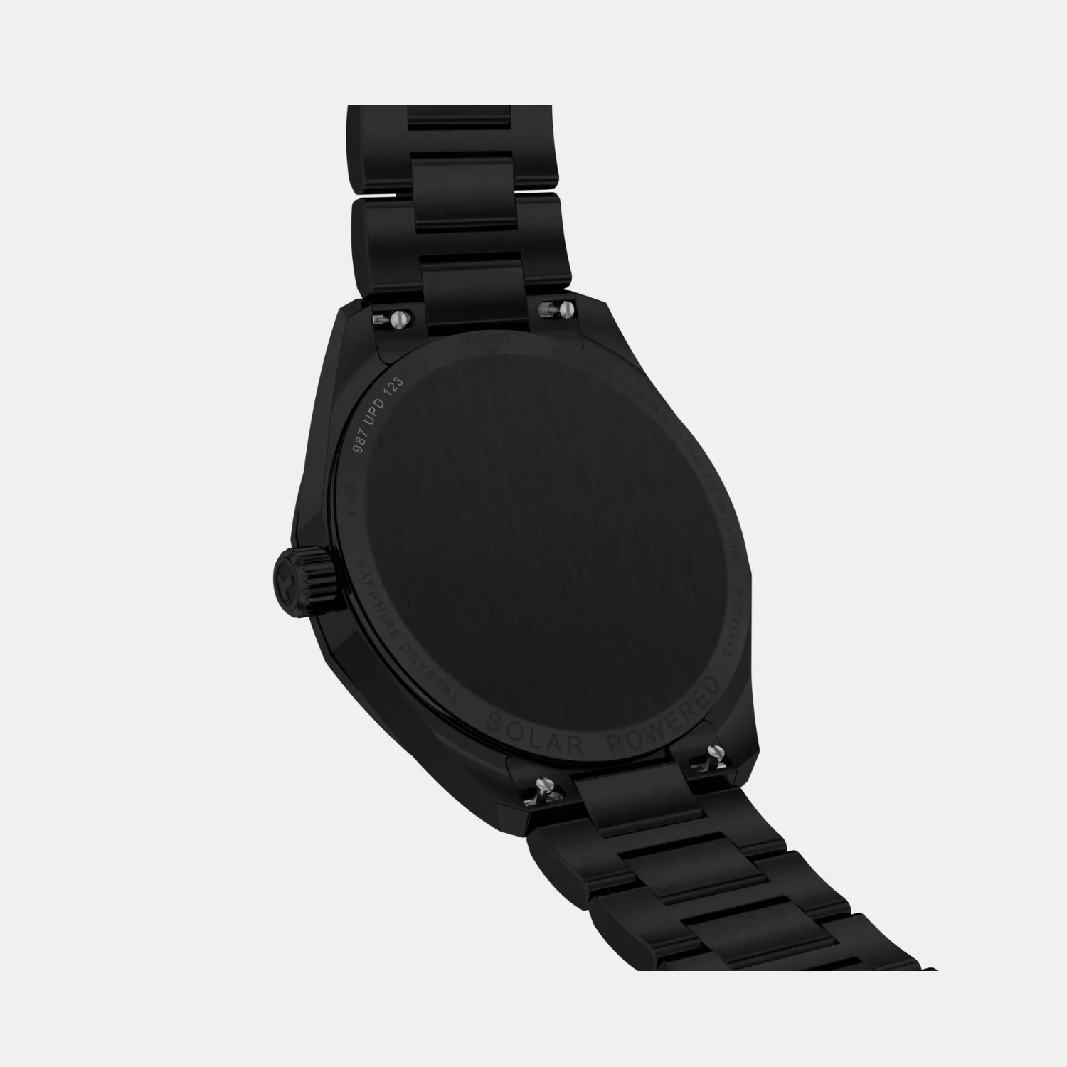 PRC 100 Solar Unisex Black Dial Analog Stainless Steel Watch T1514223305100 - Image 5