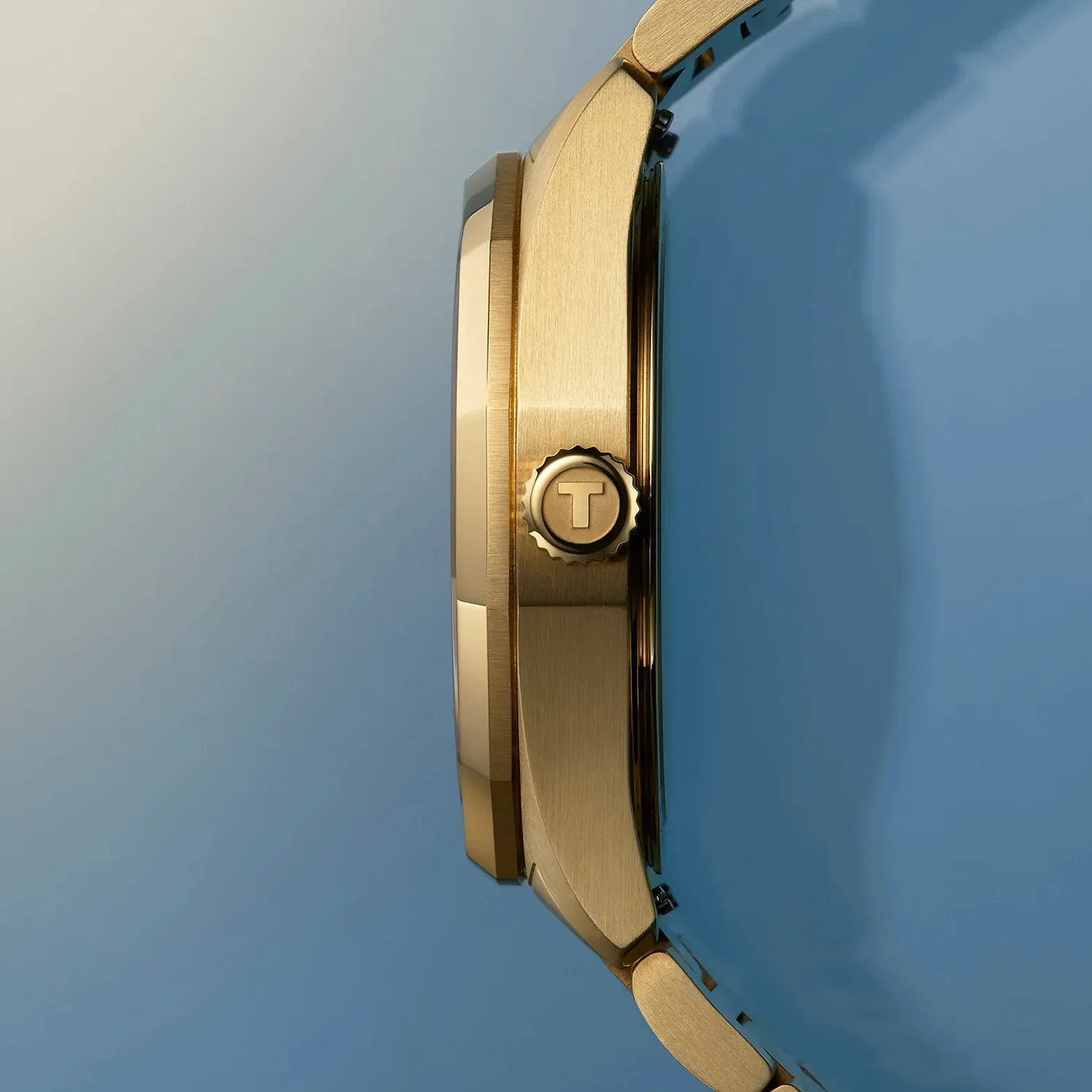 PRC 100 Solar Women Champagne Dial Analog Steel Watch T1518223302100 - Image 8