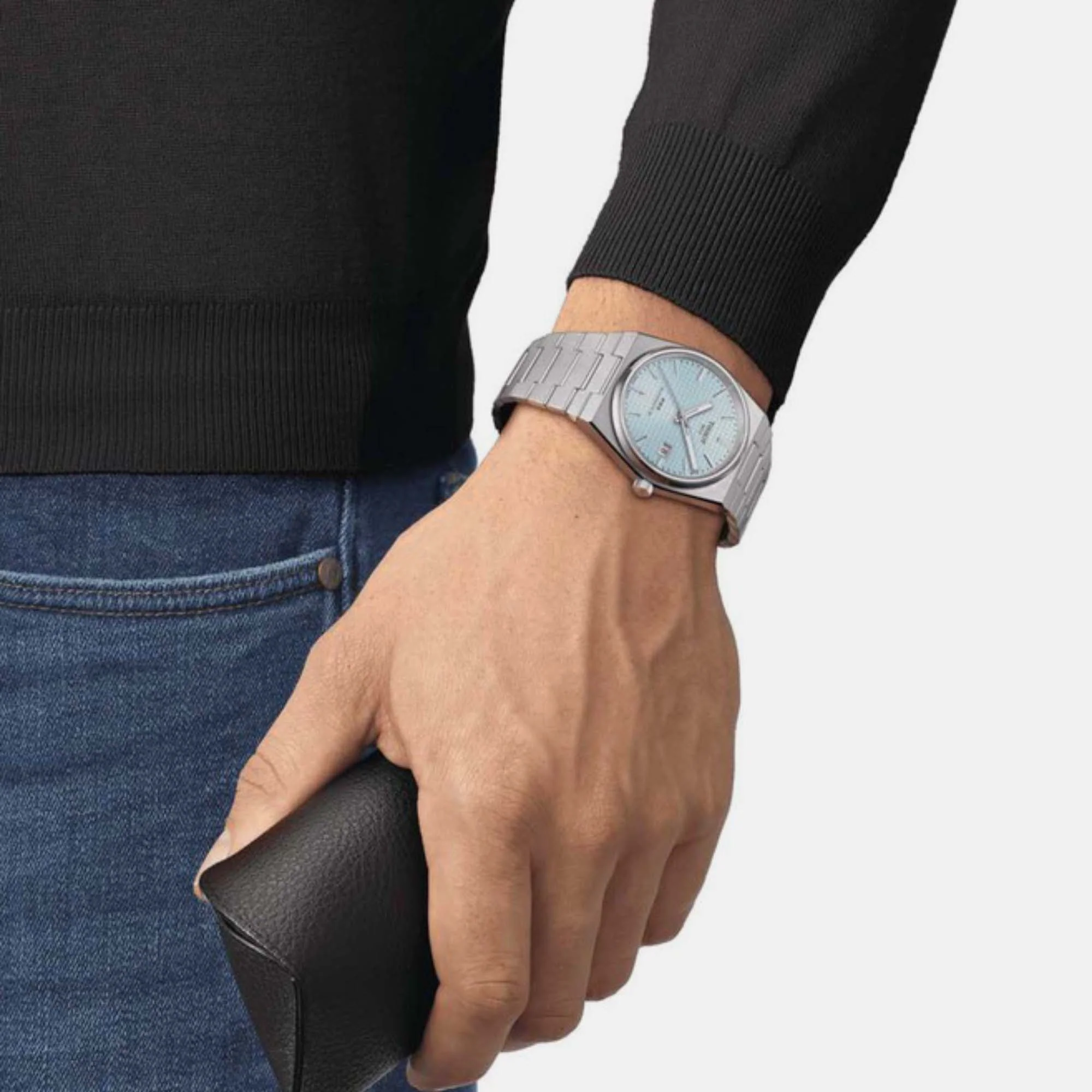 PRX Men Automatic Ice Blue Dial Analog Stainless Steel Watch T1374071135100 - Image 6
