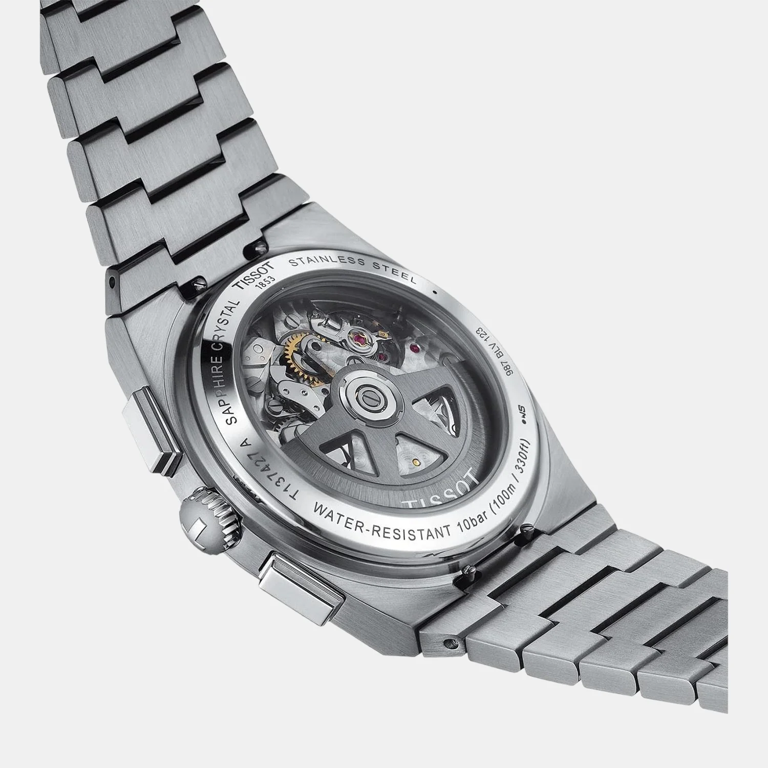 PRX Men Automatic White Dial Chronograph Stainless Steel Watch T1374271101100 - Image 3