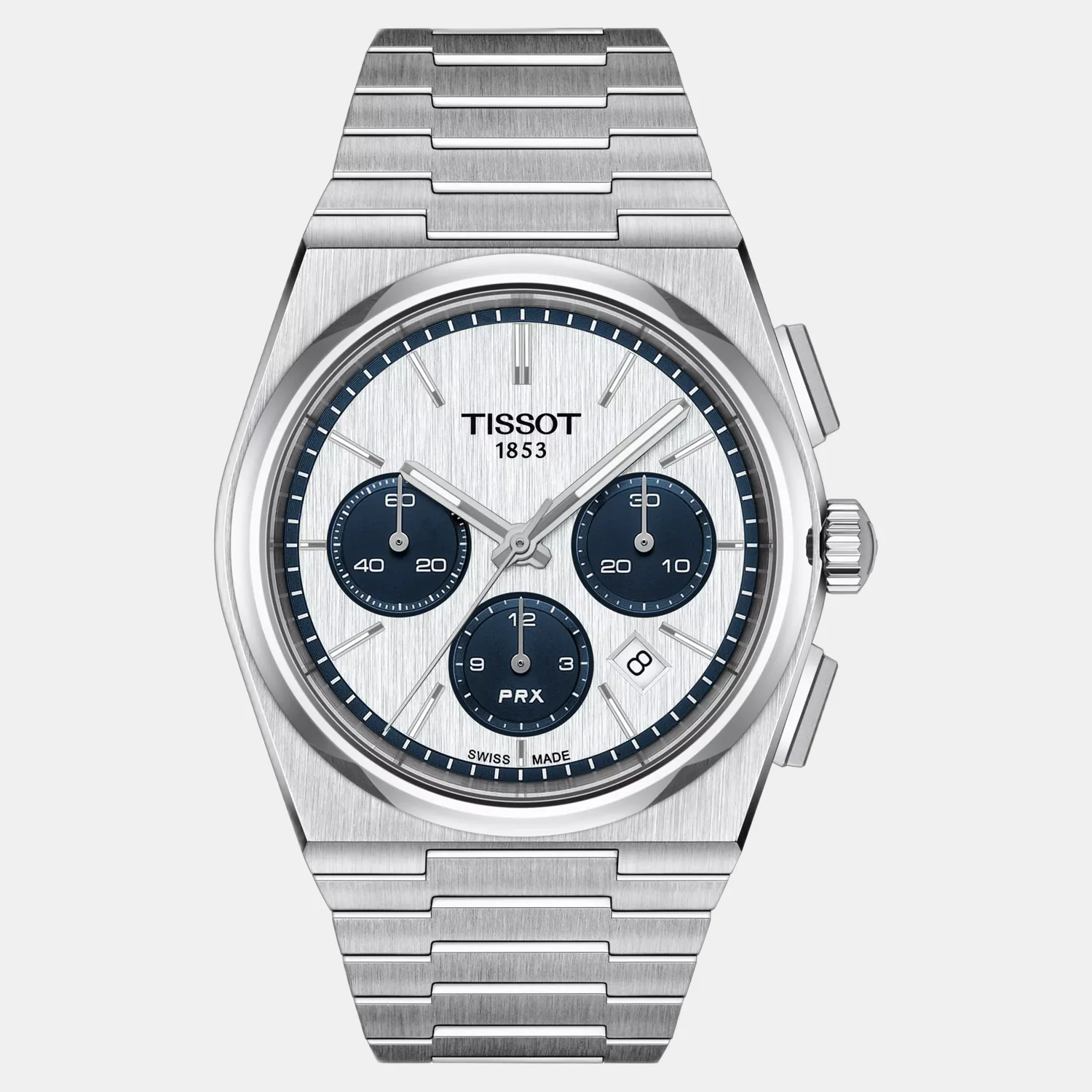Prx Men Automatic White Dial Chronograph Stainless Steel Watch T1374271101101 - Image 2