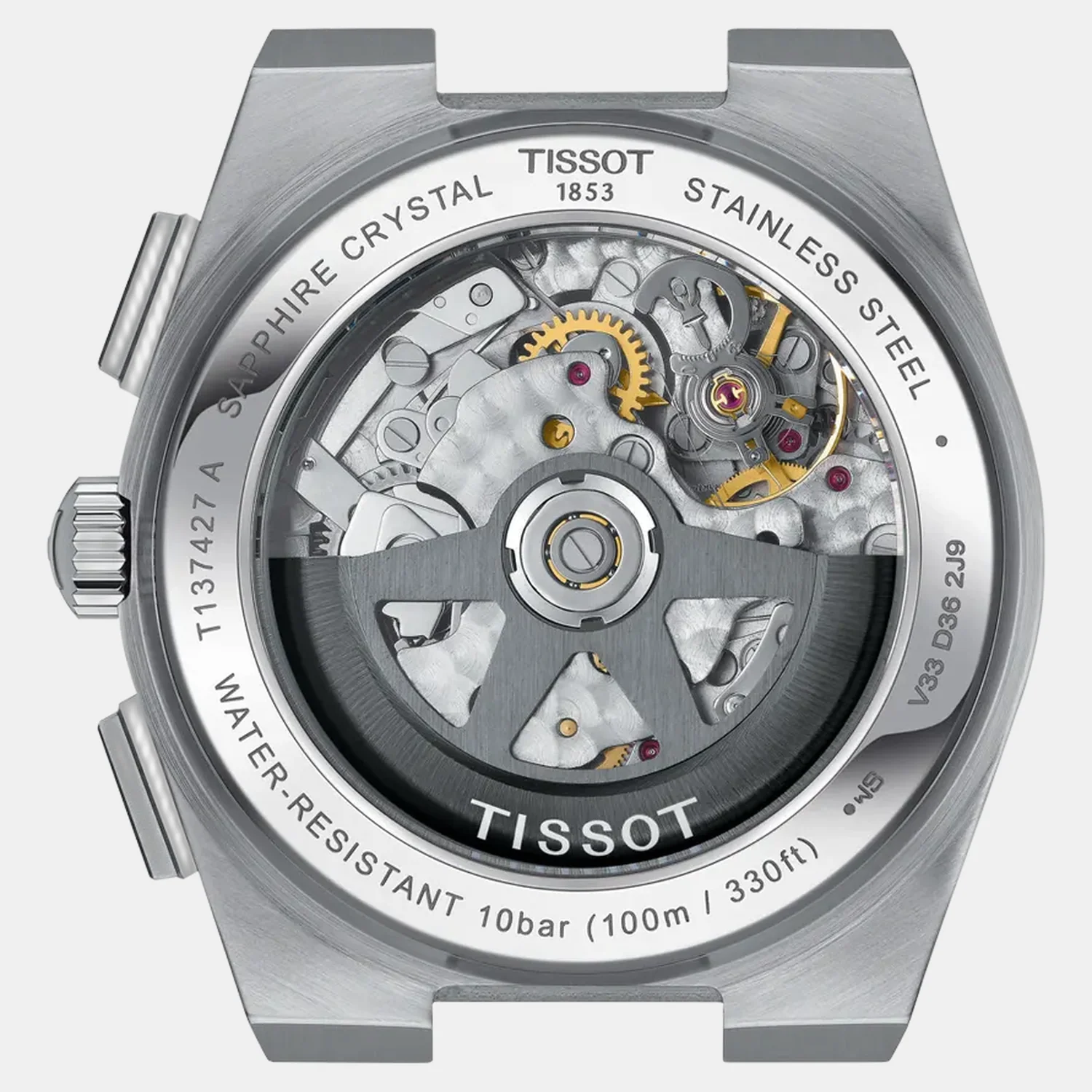 Prx Men Automatic White Dial Chronograph Stainless Steel Watch T1374271101101 - Image 4