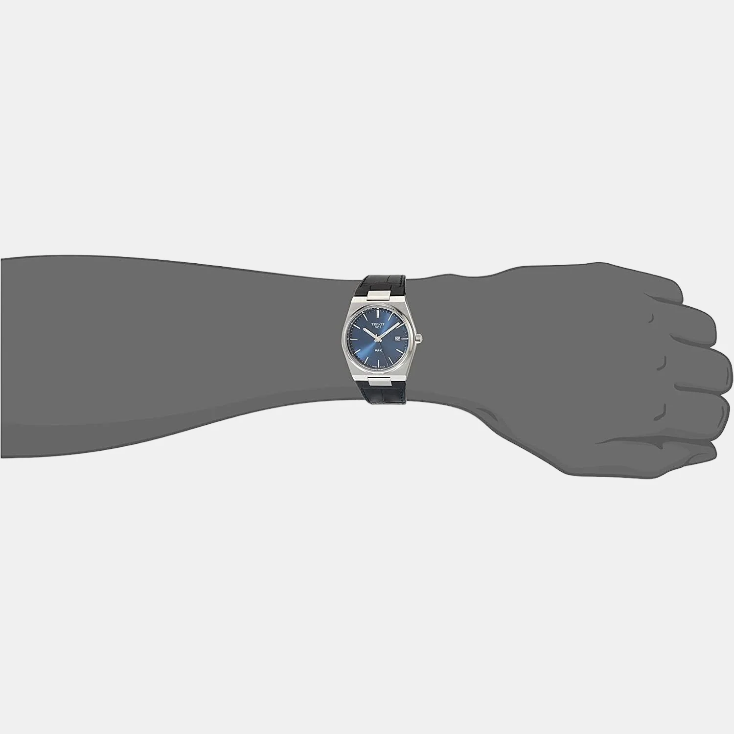 PRX Men Quartz Blue Dial Analog Leather Watch T1374101604100 - Image 4