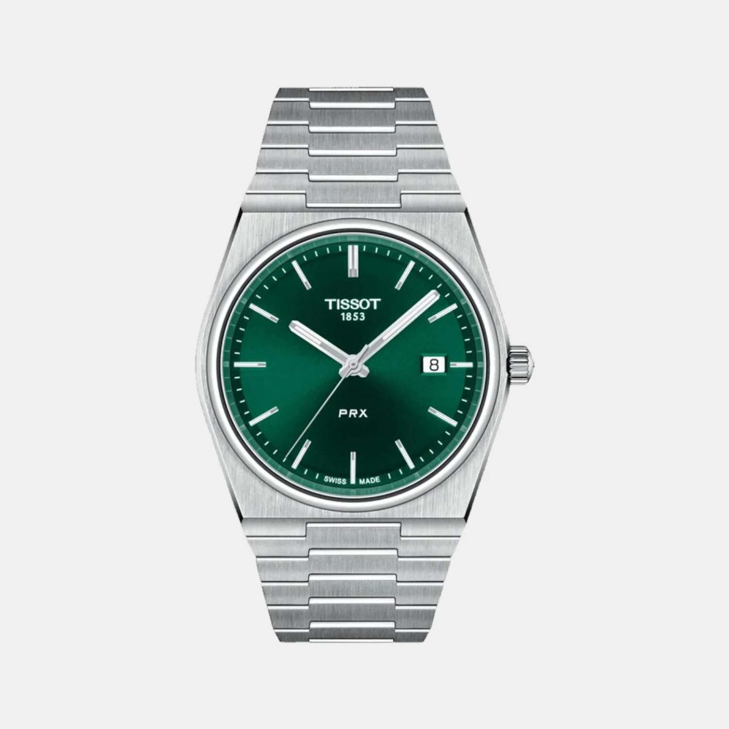 PRX Men Quartz Green Dial Analog Stainless Steel Watch T1374101109100