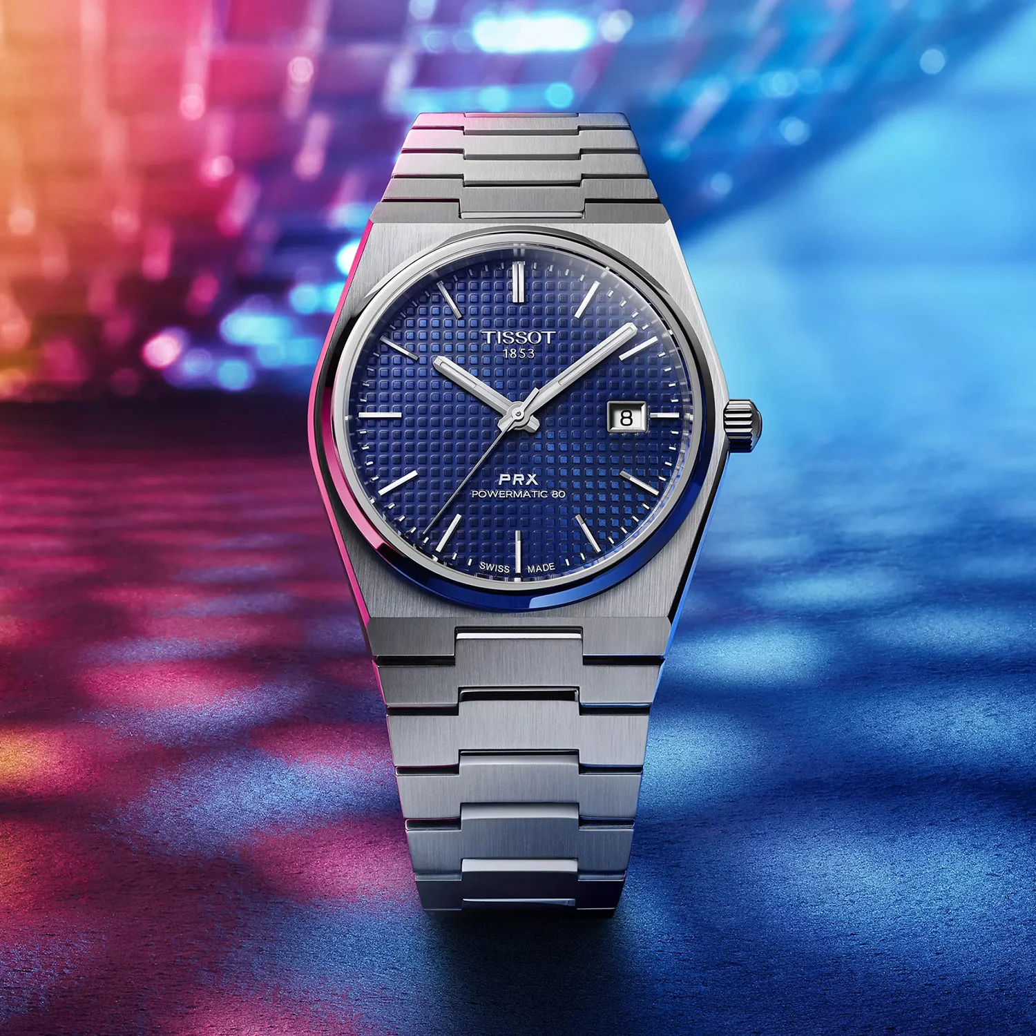 PRX Powermatic 80 Men Automatic Blue Dial Analog Stainless Steel Watch T1374071104100 - Image 6