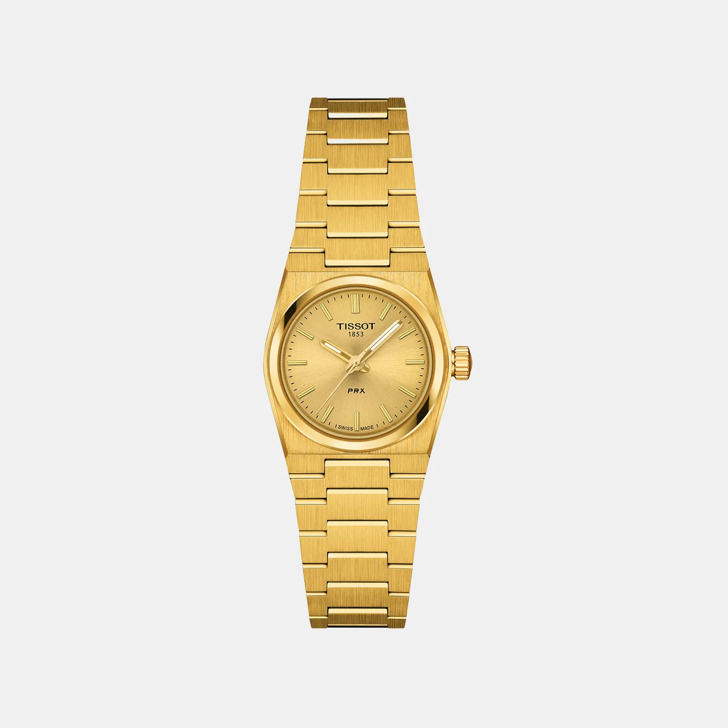 PRX Women Quartz Champagne Dial Analog Steel Watch T1370103302100