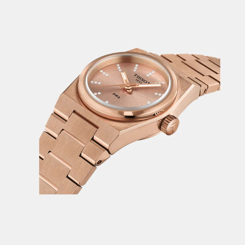 PRX Women Quartz Nude Dial Analog Stainless Steel Watch T1370103350600 - Image 3