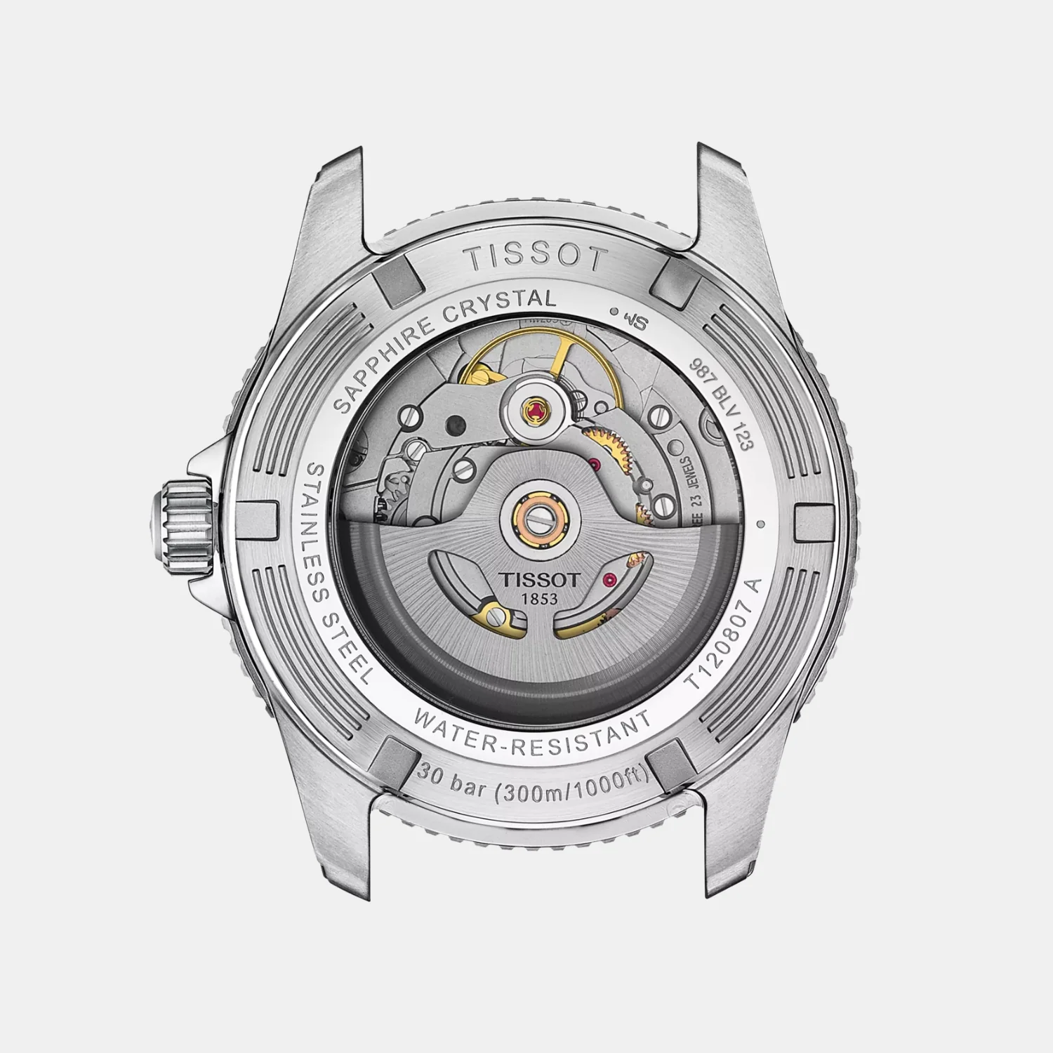 Seastar 1000 Men Automatic Grey Dial Analog Stainless Steel Watch T1208072205101 - Image 3
