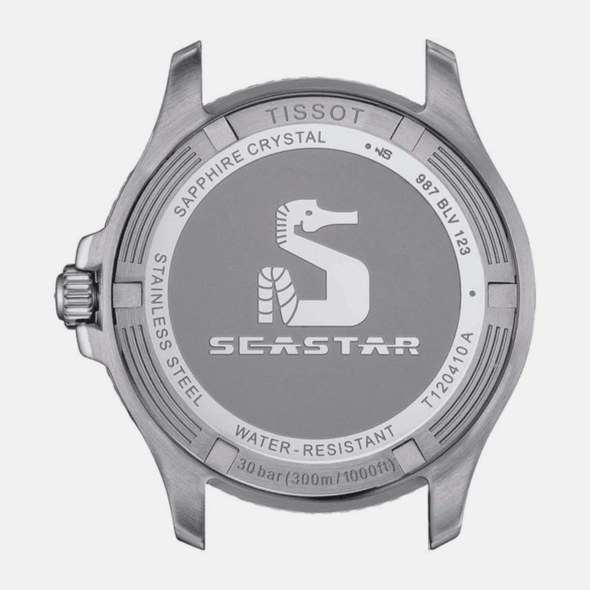 Seastar 1000 Men Quartz Black Dial Analog Silicone Watch T1204102705100 - Image 4