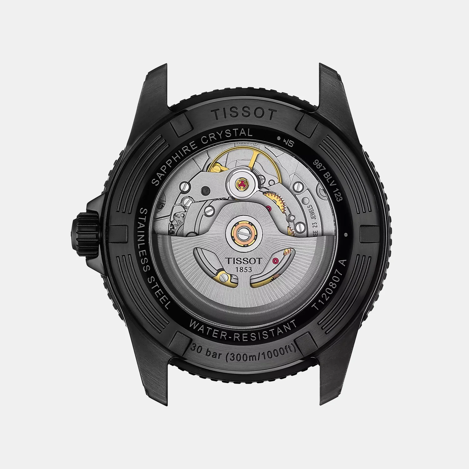 Seastar 1000 Powermatic 80 Men Automatic Graded Grey-Black Dial Analog Stainless Steel Watch T1208073305100 - Image 3