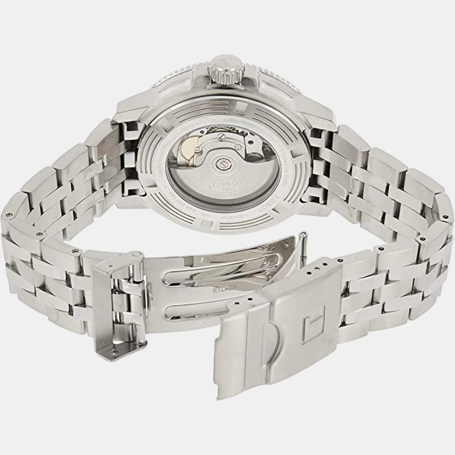 Seastar Men Automatic Black Dial Analog Stainless Steel Watch T1204071105100 - Image 3