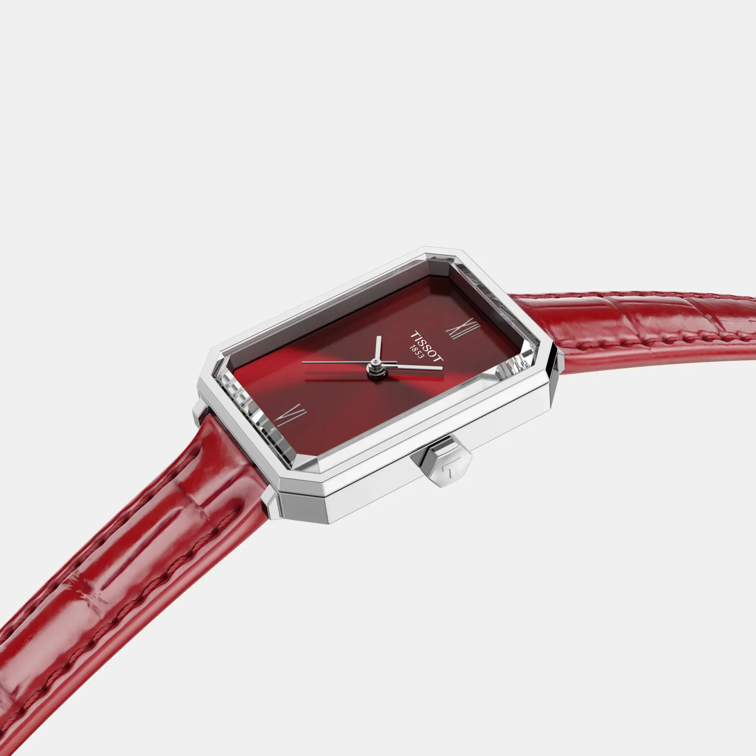 SRV Women Quartz Red Dial Analog Leather Watch T1601101642300 - Image 4