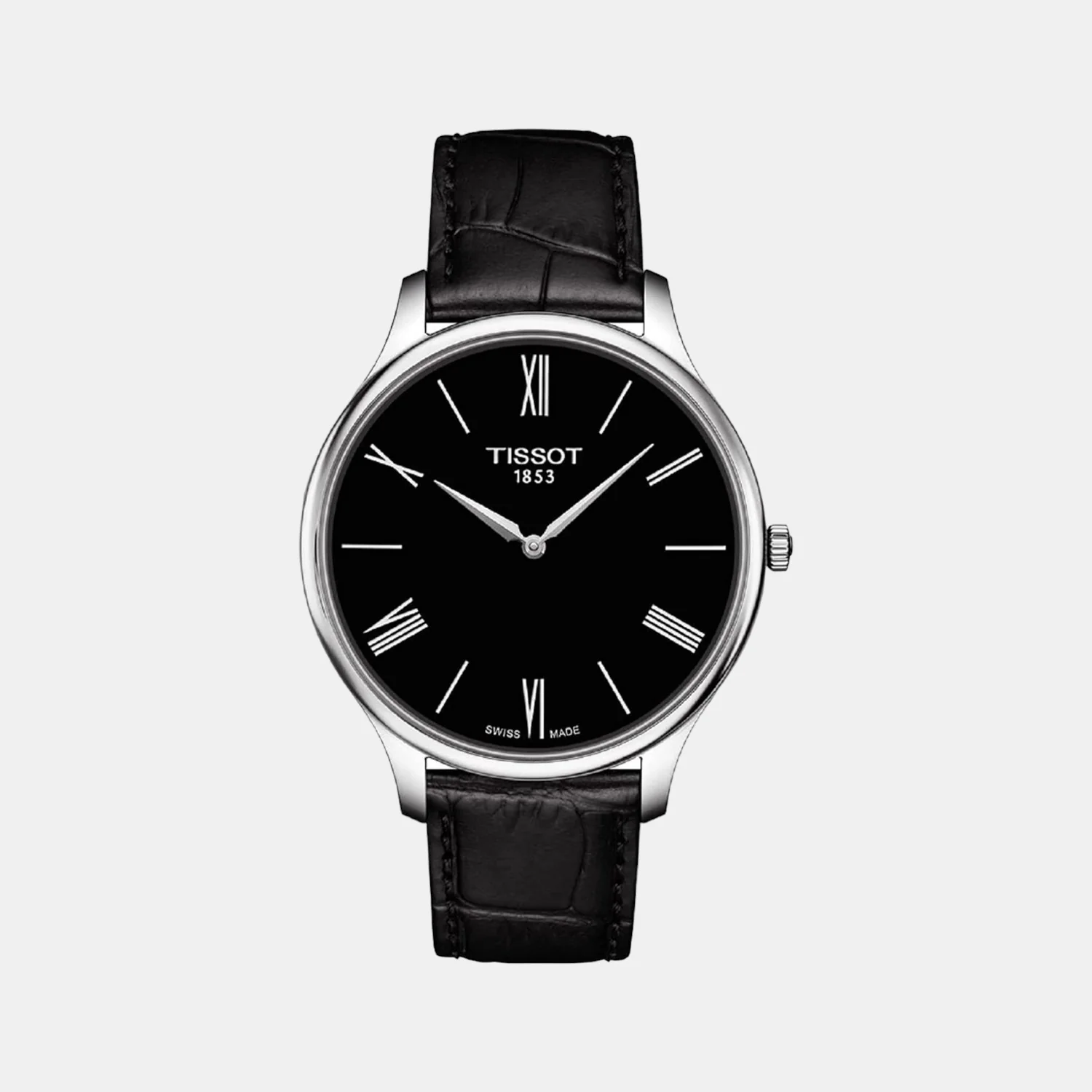 Tradition Men Analog Leather Watch T0634091605800