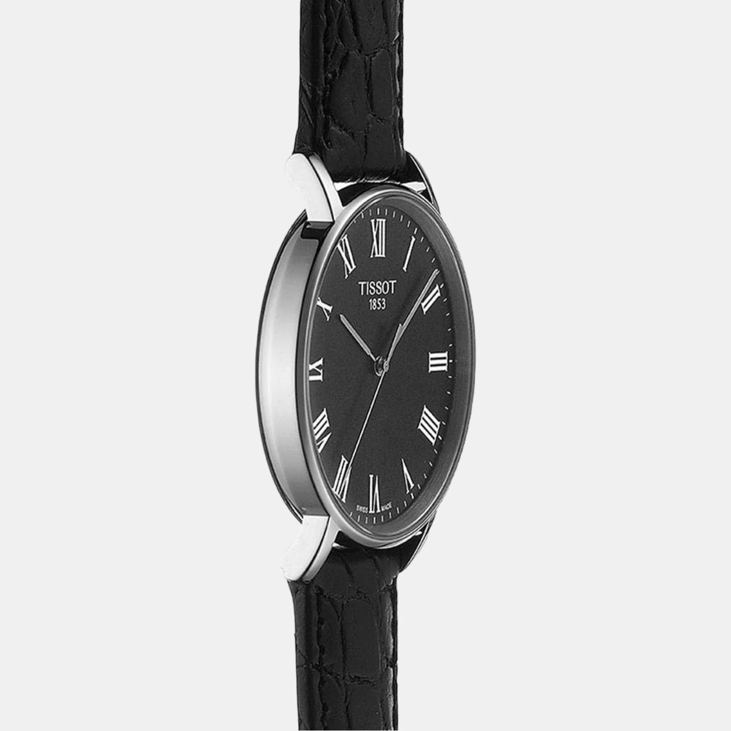 Everytime Men's Black Analog Leather Watch T1094101605300 - Image 3