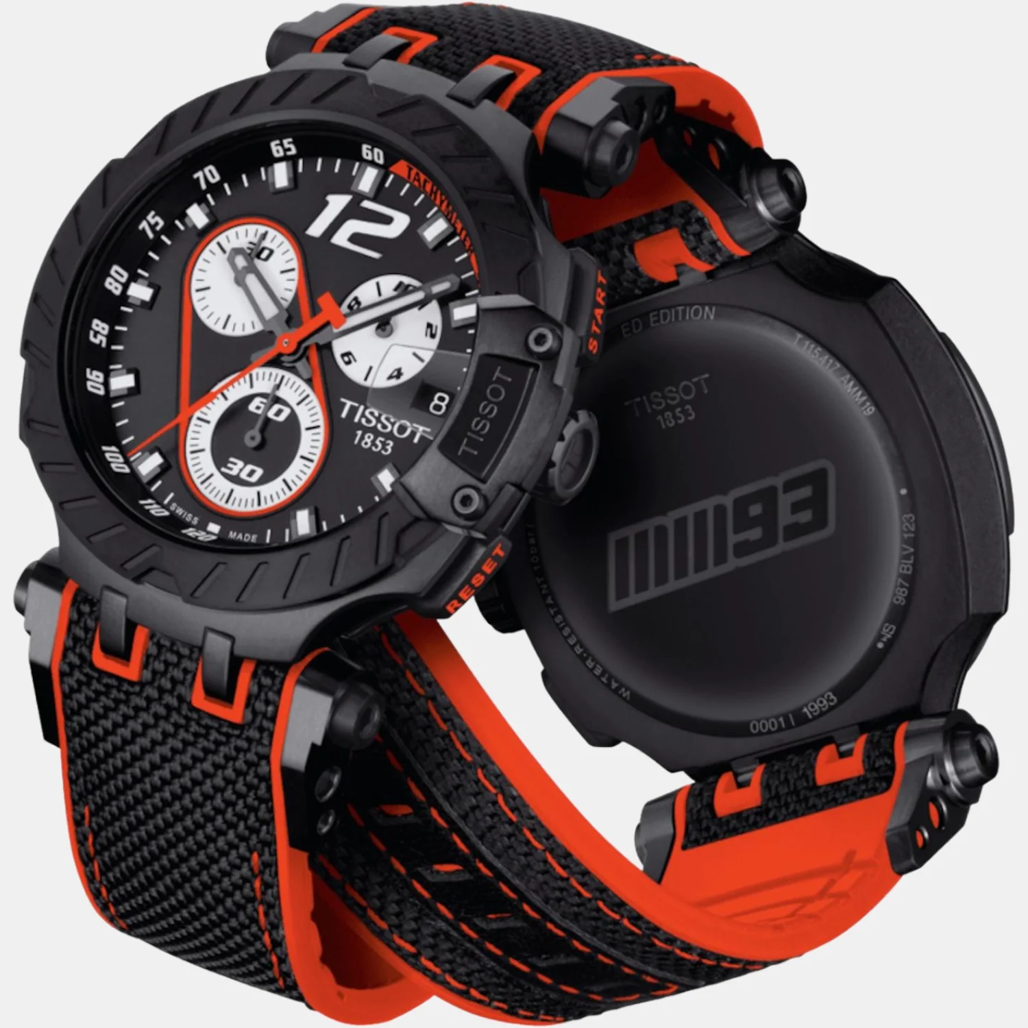 T-Race Men Chronograph Leather Watch T1154173705701 - Image 3