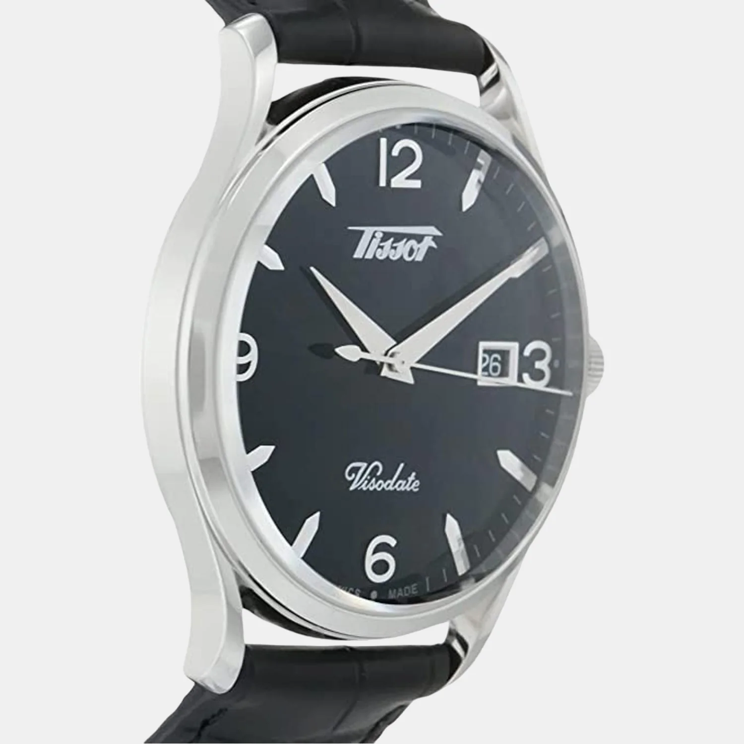 Heritage Visodate Men Analog Leather Watch T1184101605700 - Image 4